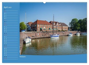 CALVENDO Wandkalender Hooksiel im Friesland (Premium, hochwertiger DIN A2 Wandkalender 2023, Kunstdruck in Hochglanz)