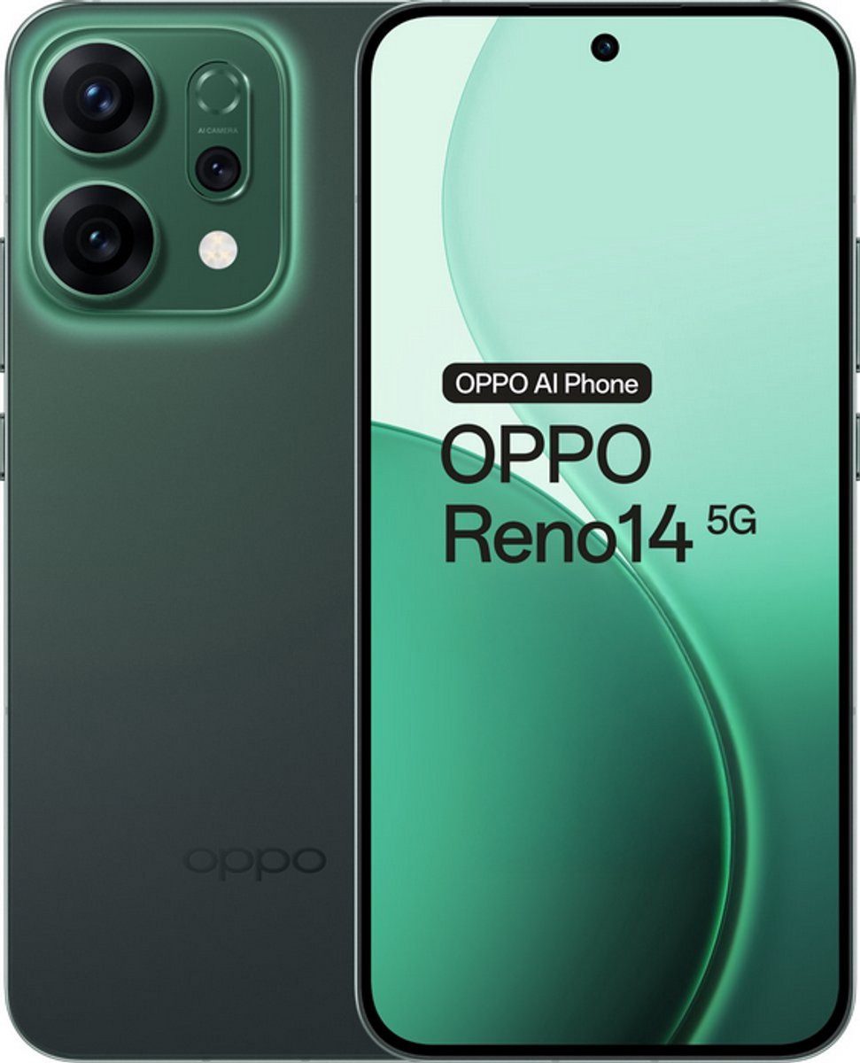 Oppo Reno 14 5G 12GB 256GB Luminous Green Smartphone