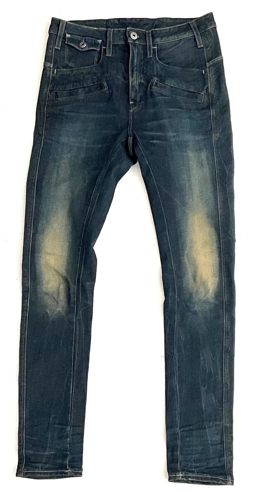 G-STAR Tapered-fit-Jeans G-Star Damen Джинсы, G-Star Raw Davin 952 Loose Tapered Damen Джинсы Vintage-Look, Acid-Waschung, Stretch, Tapered, Tasche