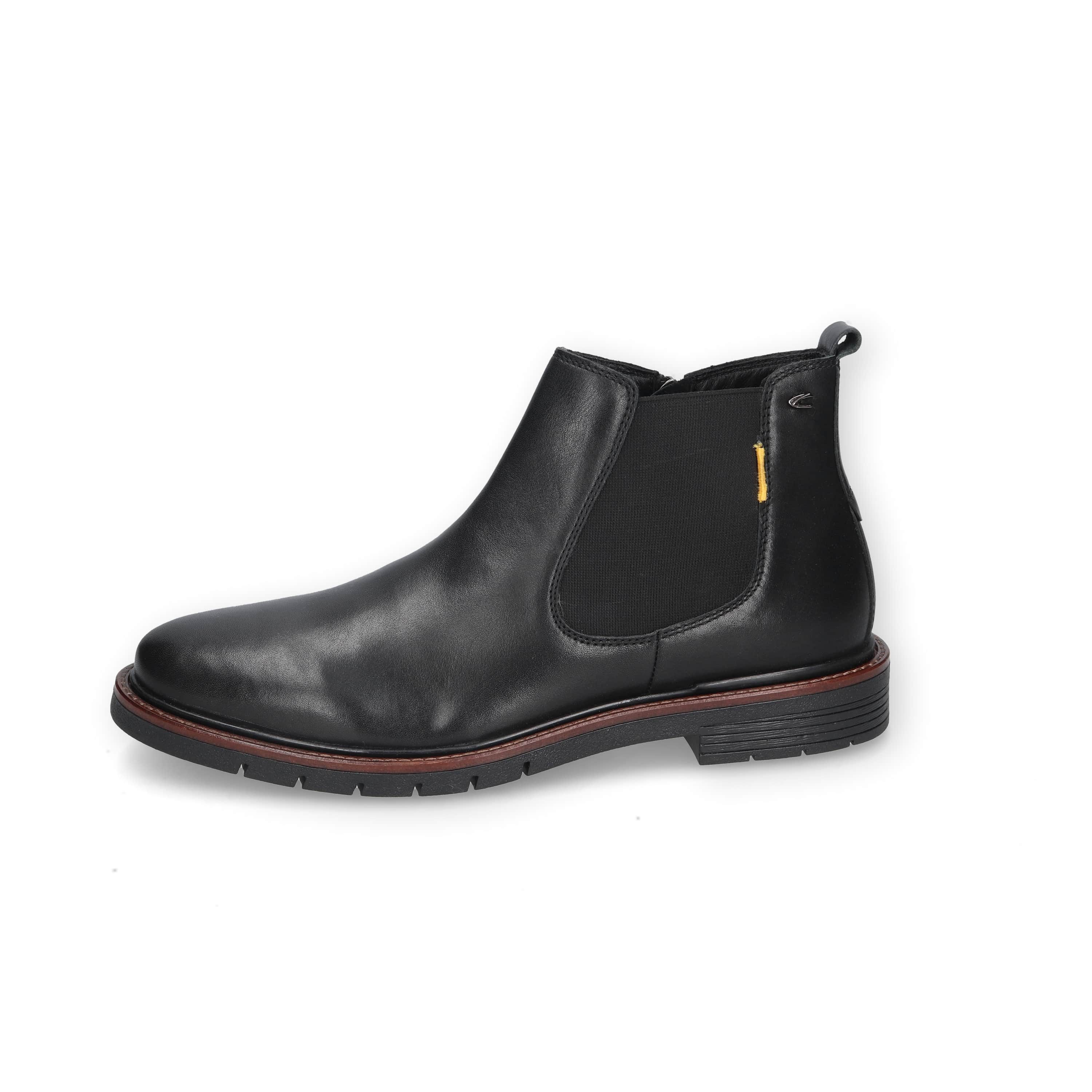 camel active Boot brushed Nappa SCHWARZ Schnürboots