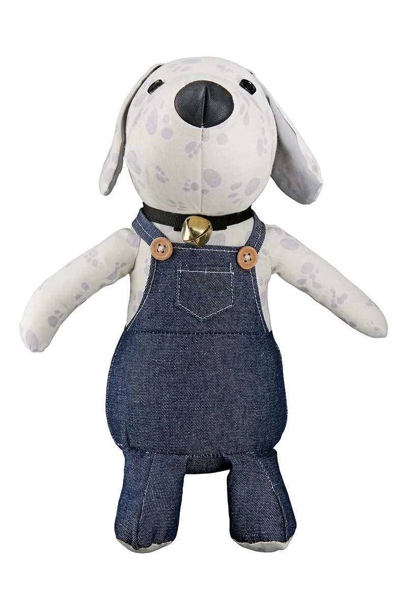GILDE Türstopper Türstopper Bello Hund in Latzhose, Baumwolle und Polyester