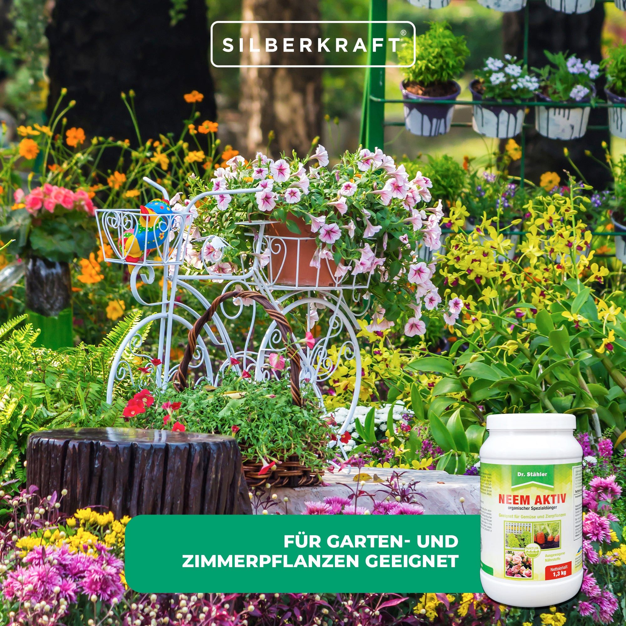 Dr. Stähler Pflanzgranulat Neem Aktiv - Spezialdünger-Granulat für Gemüse und Zierpflanzen, mit Hochwirksamer Spezialdünger für optimales Pflanzenwachstum, (10 x 1,3 kg Neem Dünger Granulat für Beet, Topf & Gießlösung, 10-St., Neem Dünger – Für kräftiges Pflanzenwachstum & gesunden Boden), Neem Spezialdünger – Für Gemüse, Zierpflanzen & Gartenbeete