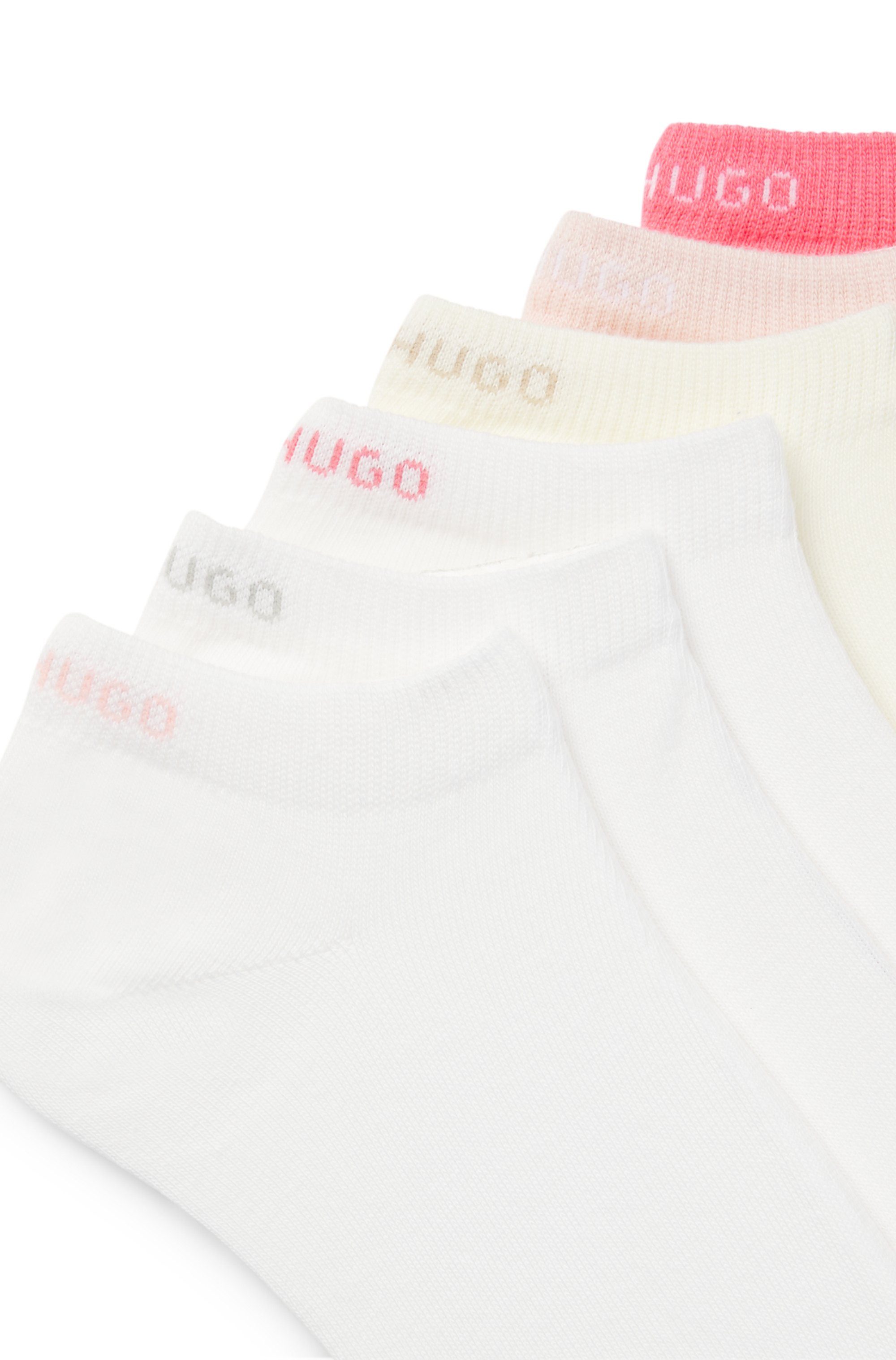 HUGO Socken 6P AS UNI CC W 10 (Packung, 6-Paar, 6er Pack) mit HUGO Schriftzug
