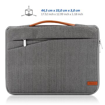 deleyCON Businesstasche deleyCON Notebooktasche für Notebook / Laptop bis 17,3" (43,94cm) -