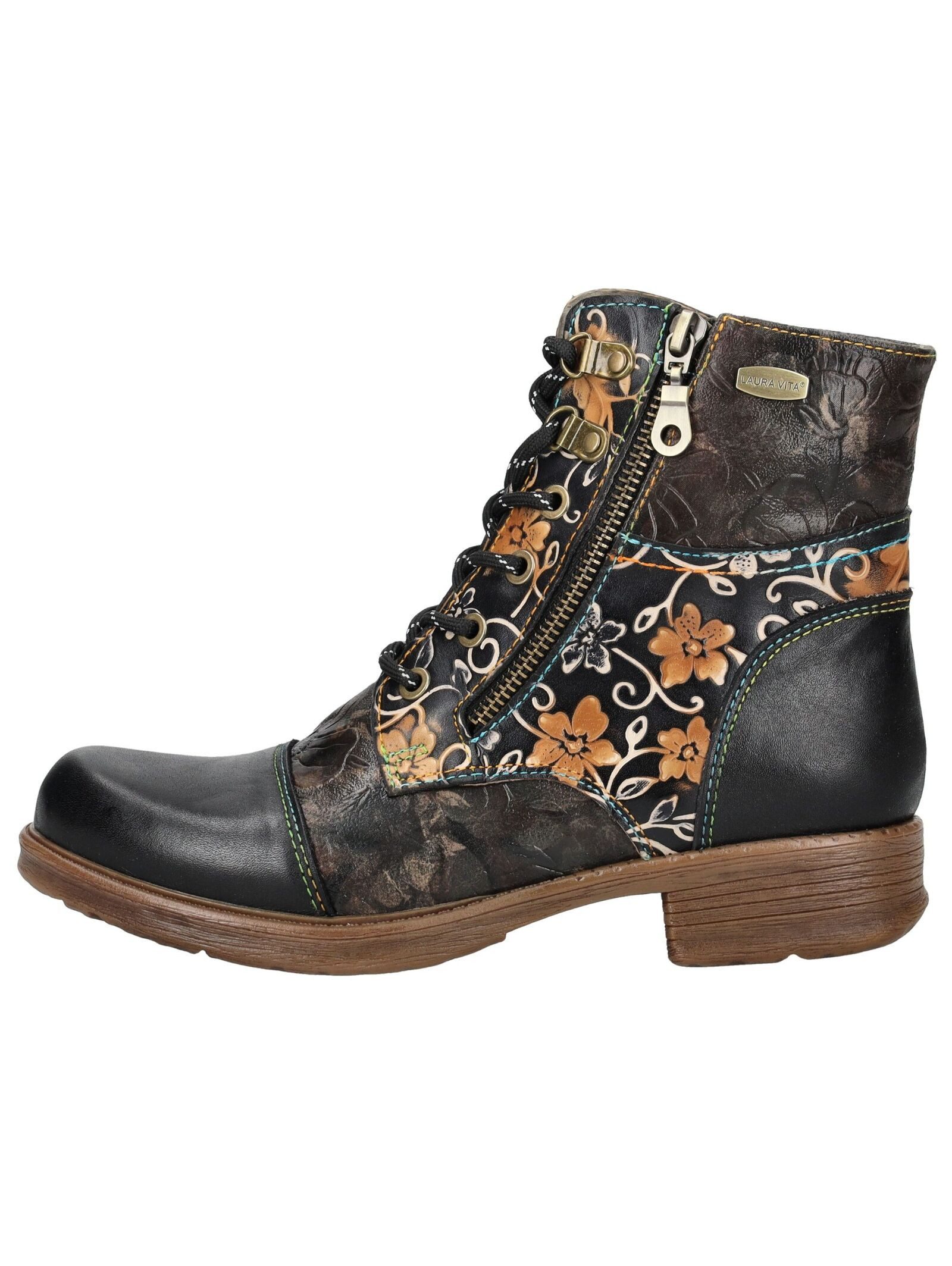 LAURA VITA LAURA VITA Stiefelette Leder/Textil Schnürstiefelette günstig online kaufen