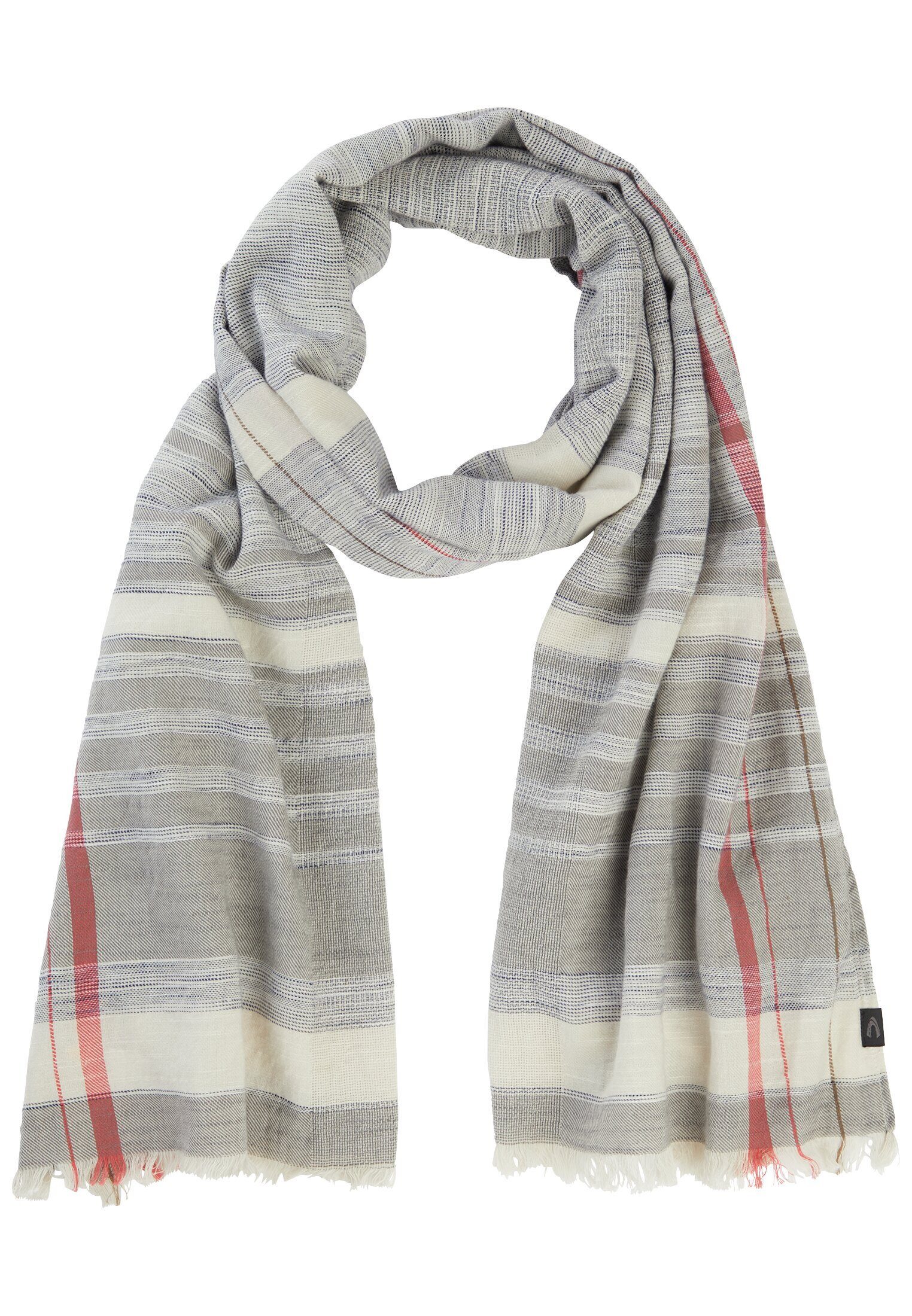 Strickschal aus reiner Baumwolle