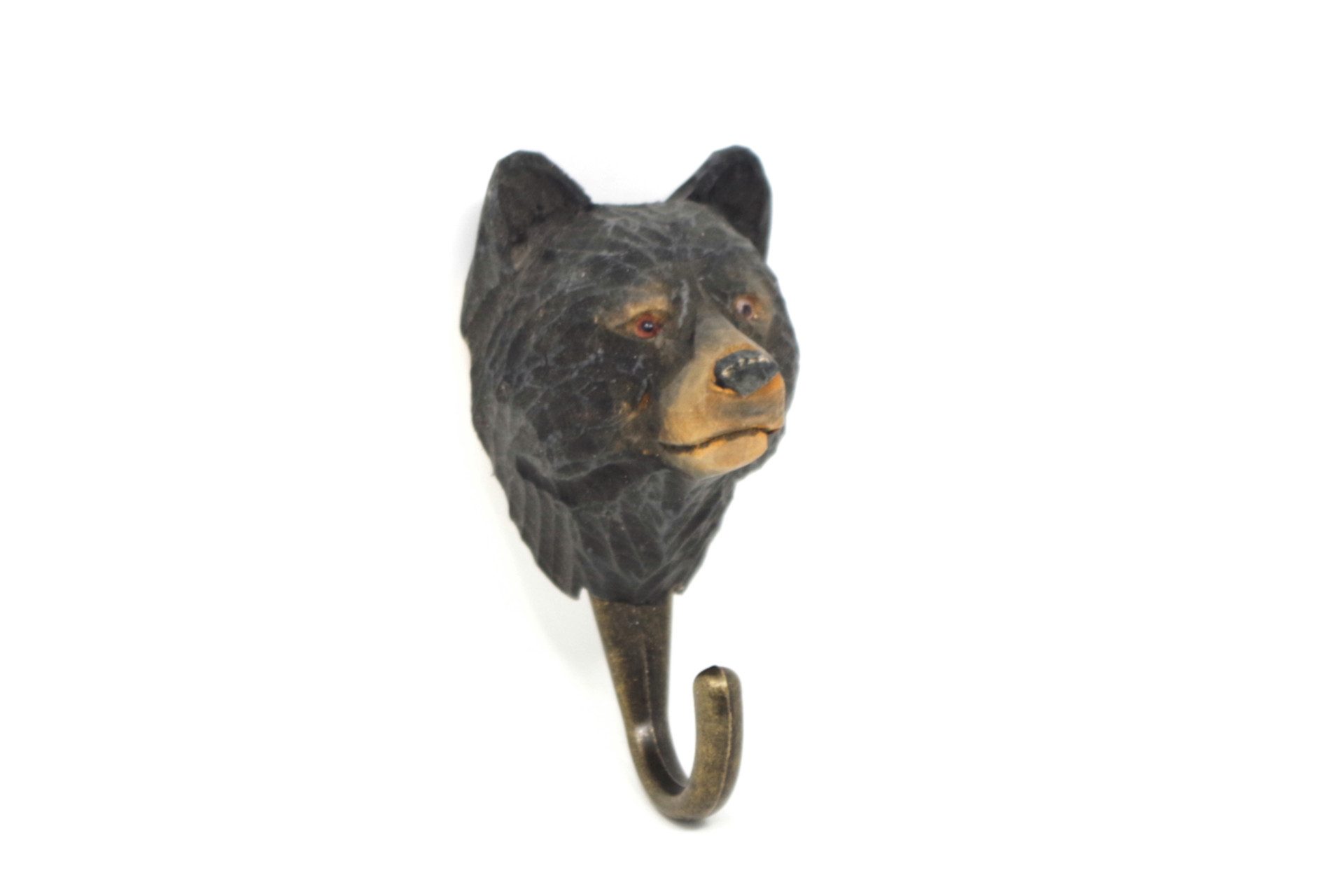 Wildlife Garden Kleiderhaken Kleiderhaken aus Holz - Schwarzbär, Tierkopf