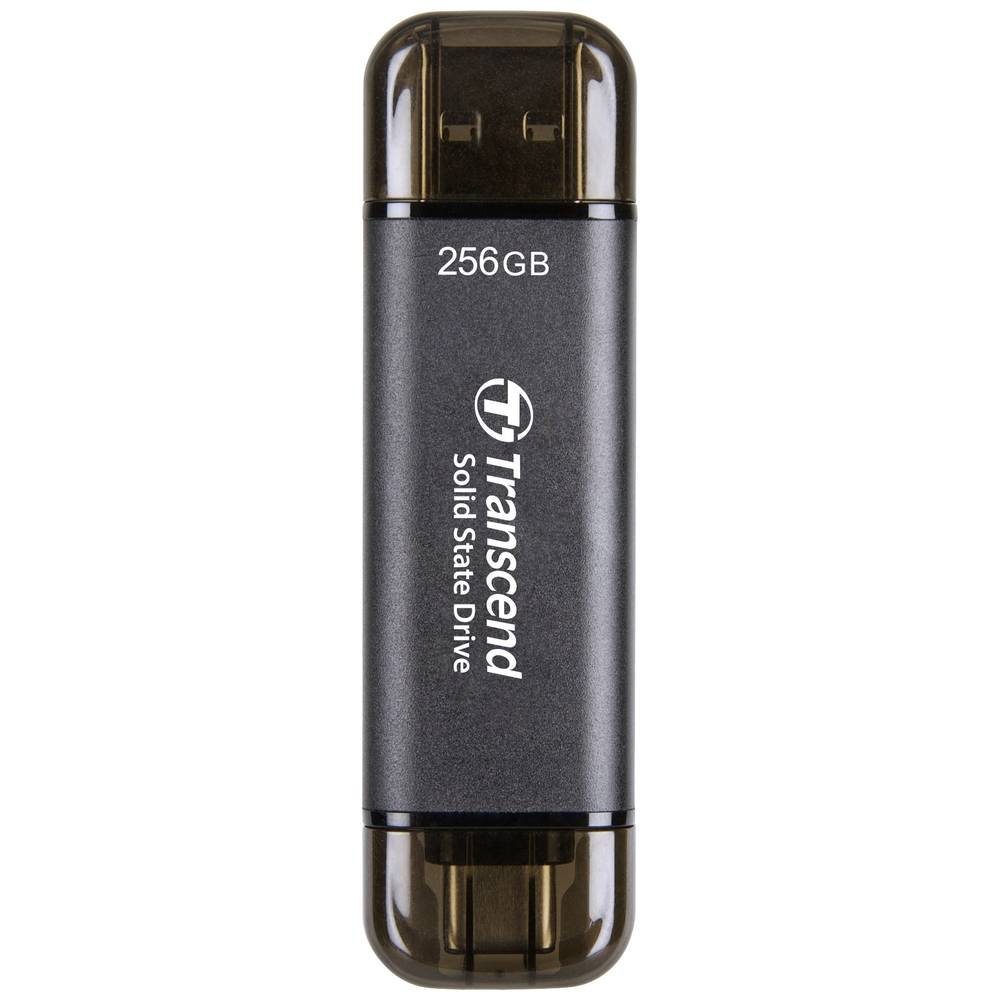 Transcend External SSD, ESD310C, USB 10Gbps, Type C/ABlack externe SSD