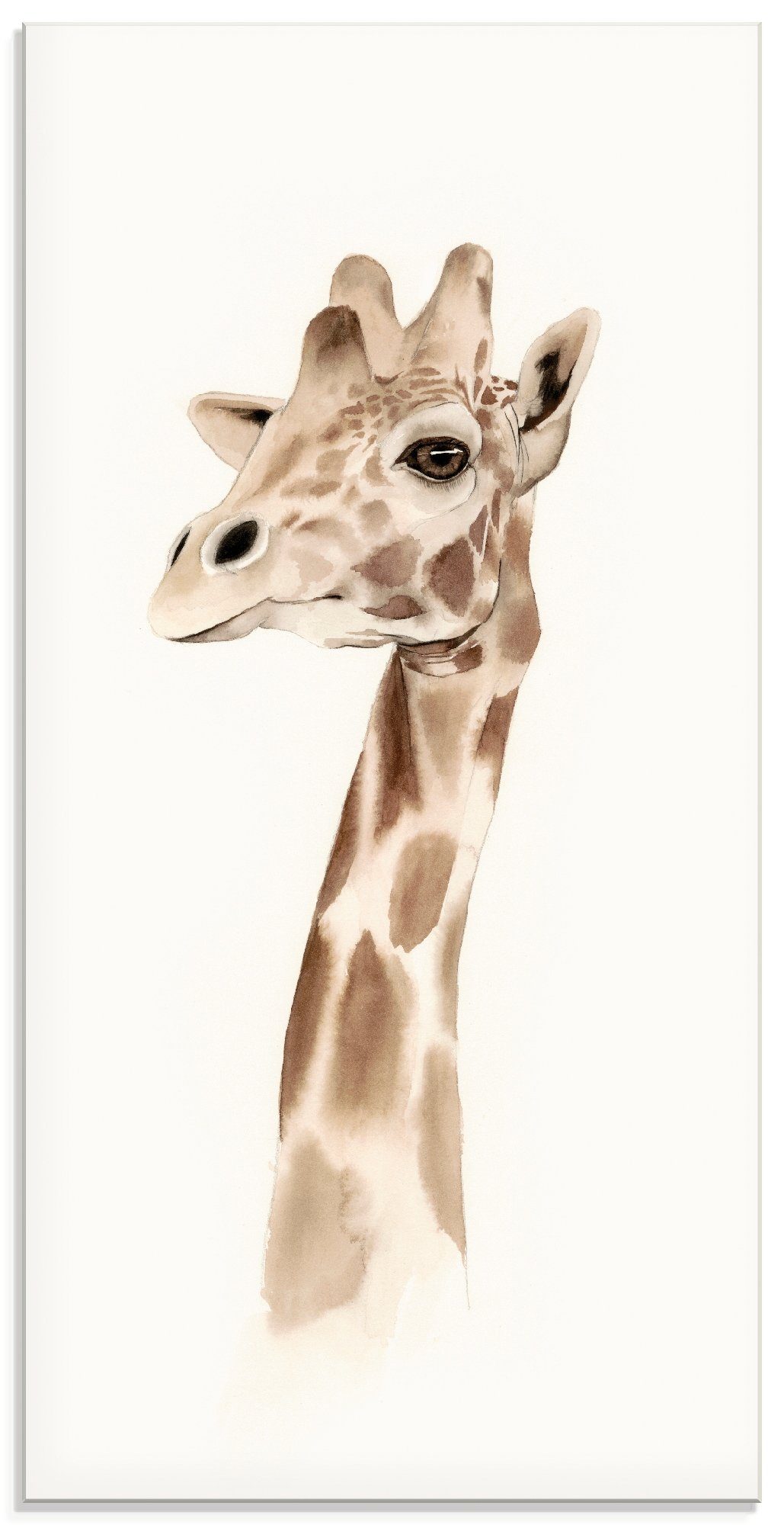 Artland Glasbild Safari Porträt III, Wildtiere (1 St), in verschiedenen Größen