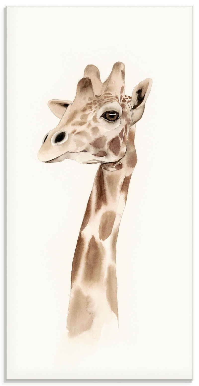 Artland Glasbild Safari Porträt III, Wildtiere (1 St), in verschiedenen Größen
