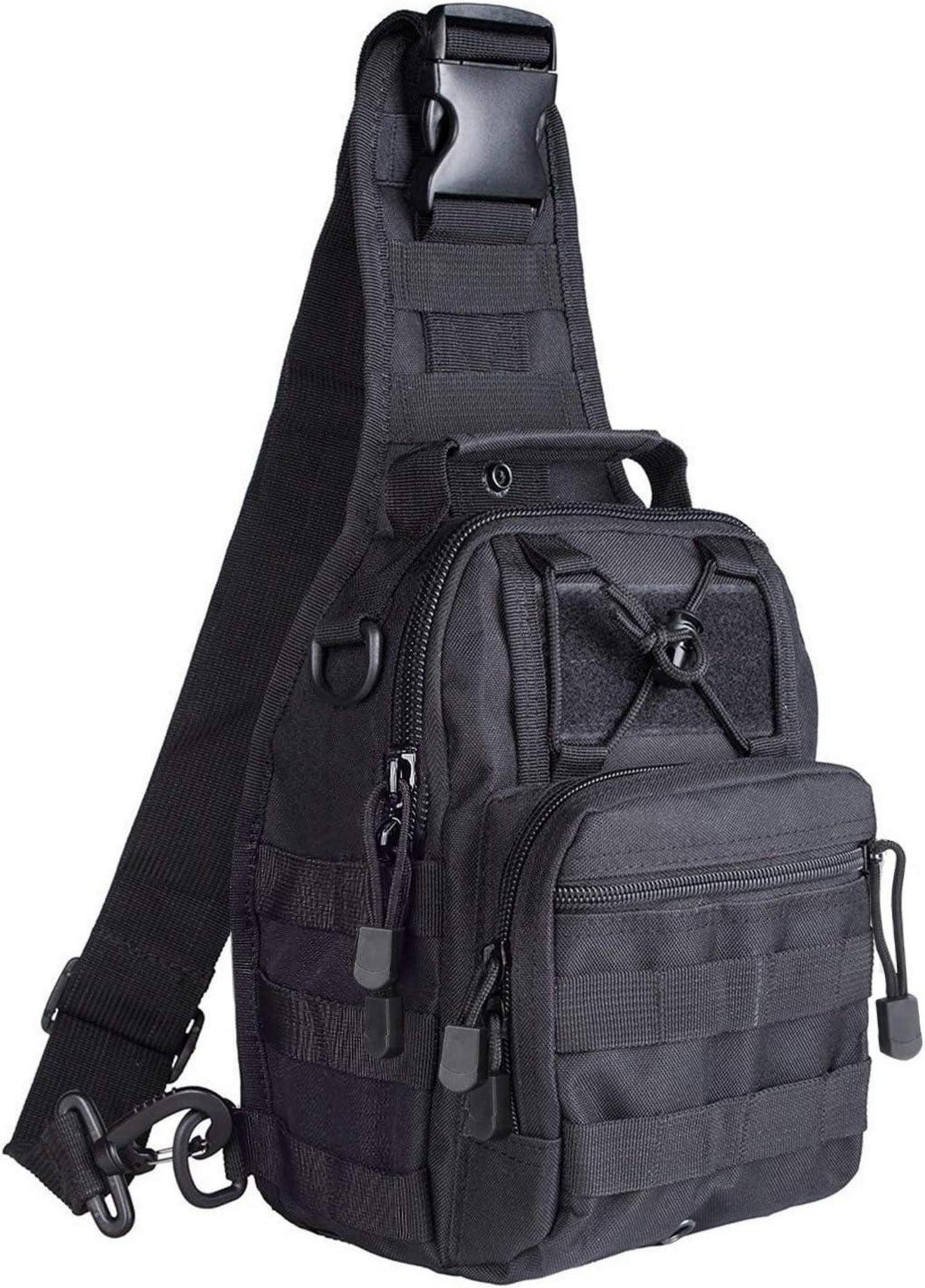 Sportrucksack Leichter Taktischer Brustrucksack - Militär Schultertasche für Outdoor