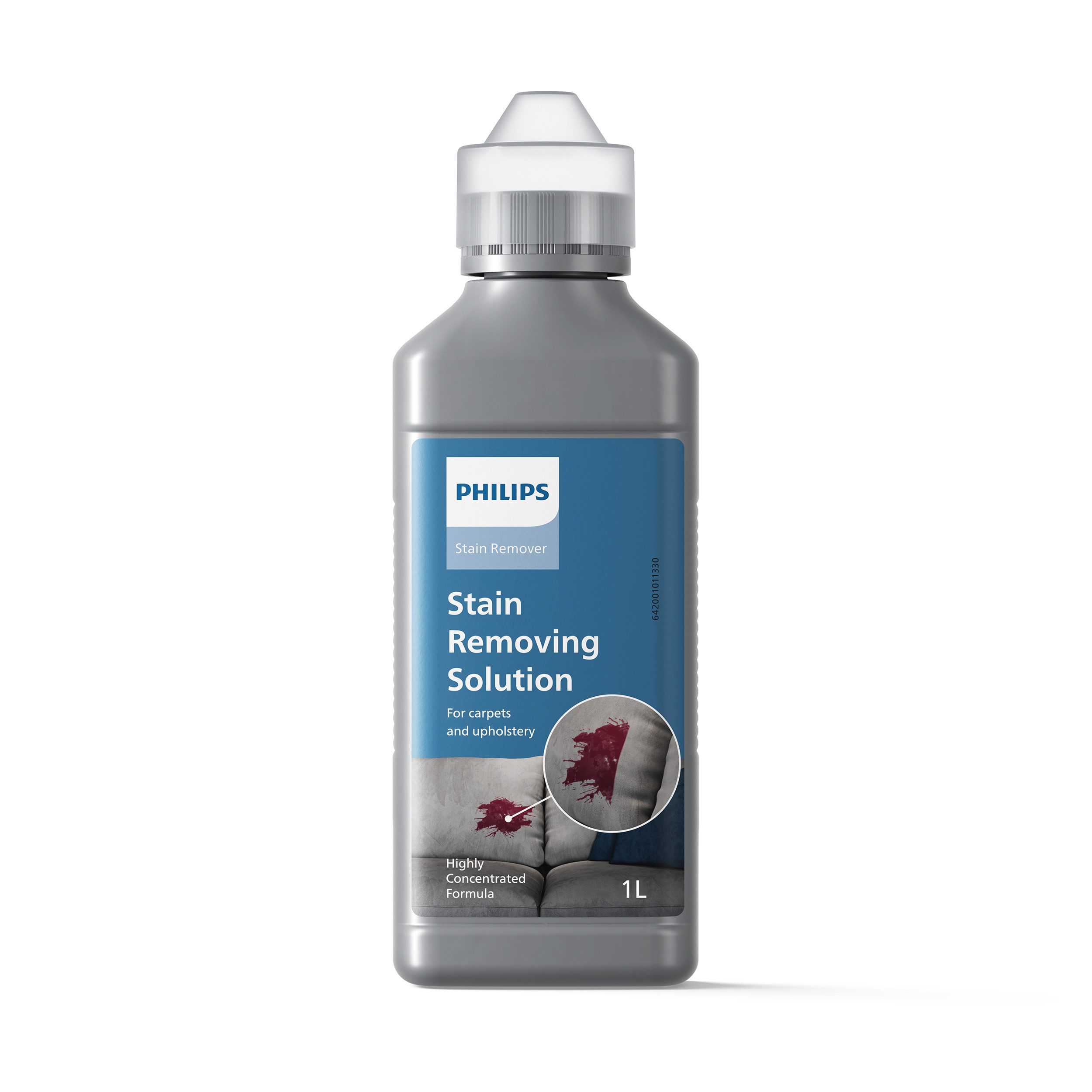 Philips XV1732/01, Reinigungsmittel für Philips Fleckenreiniger XW3192/XW3193 Flüssigreiniger (haustier- und familienfreundlich, 25 Reinigungsvorgänge in 1 Flasche)