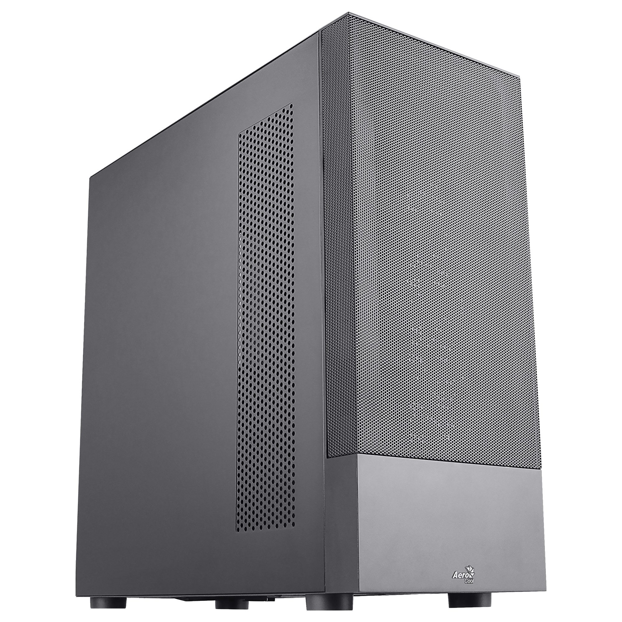 Aerocool PC-Gehäuse Cipher S-BK-v1, Tower-Gehäuse schwarz