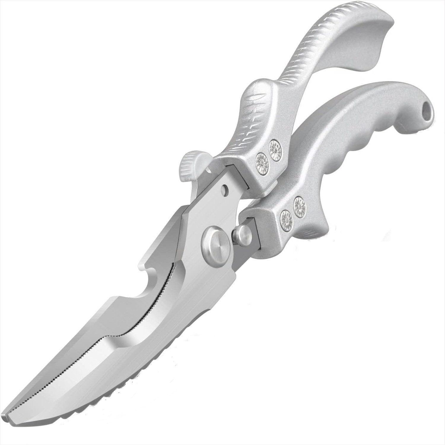Geflügelschere Küchenschere mit Metallgriffen für Huhn, Geflügel, Fisch, Fleisch