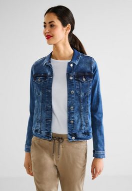 STREET ONE Jeansjacke Mittelblaue Jeansjacke