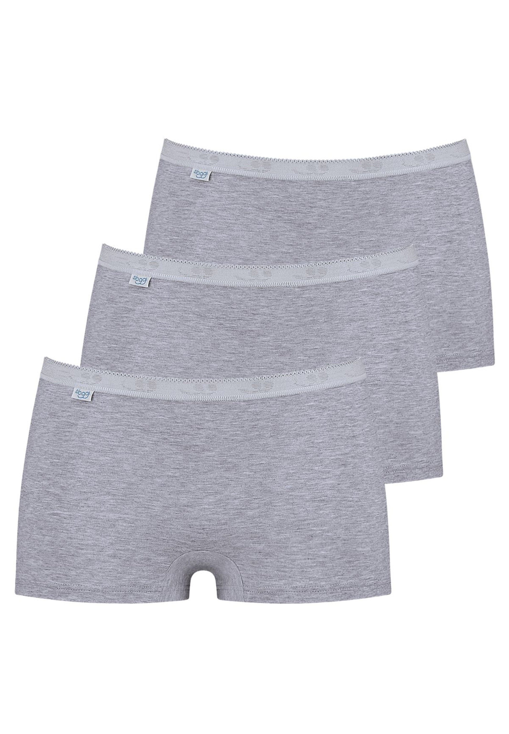 sloggi Panty 3er Pack Basic + (Spar-Set, 3-St) Short Slip - Baumwolle - Atmungsaktiv - Angenehm auf der Haut