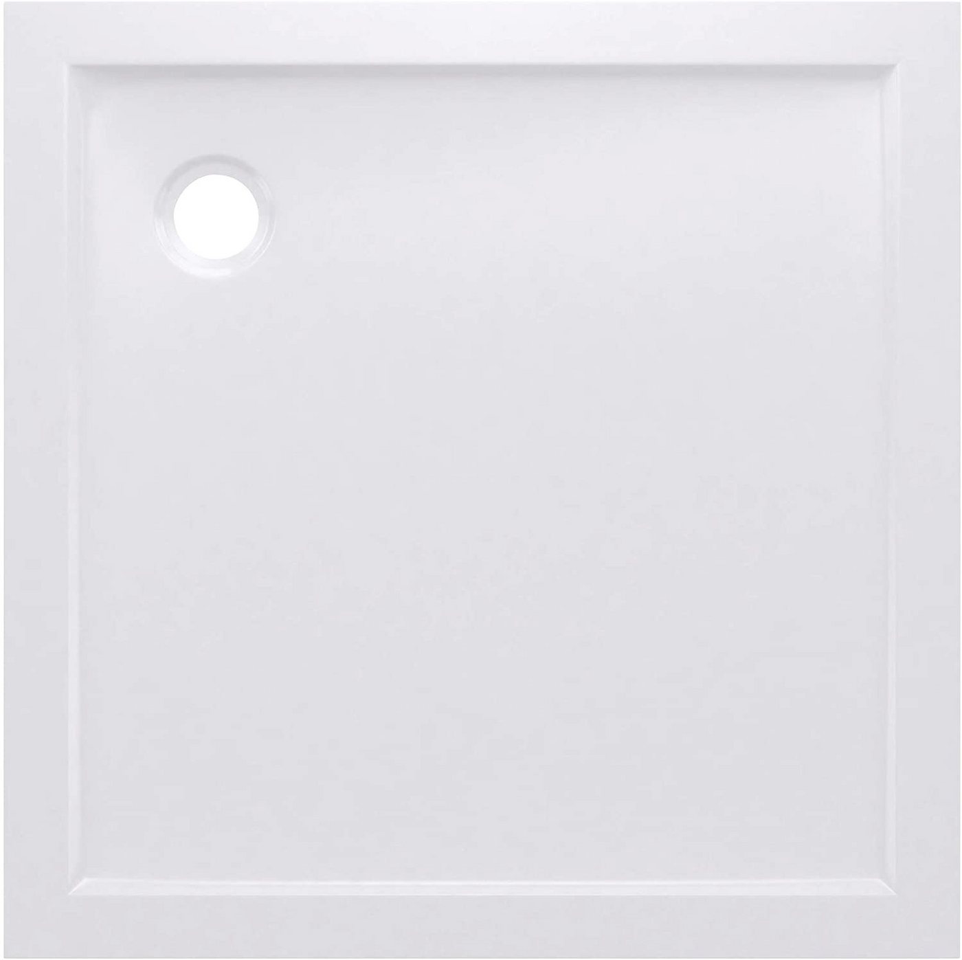 Thumbnail - Marwell Eckduschwanne, quadratisch, Sanitäracryl, 90 x 90 x 4 cm