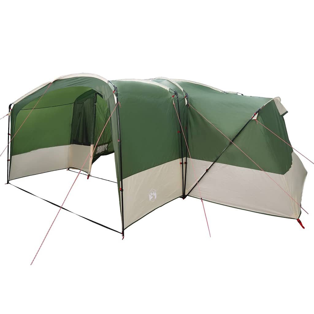 vidaXL Tunnelzelt Familienzelt für 12 Personen Grün und Weiß 760 x 645 x 230 cm, (1 tlg)