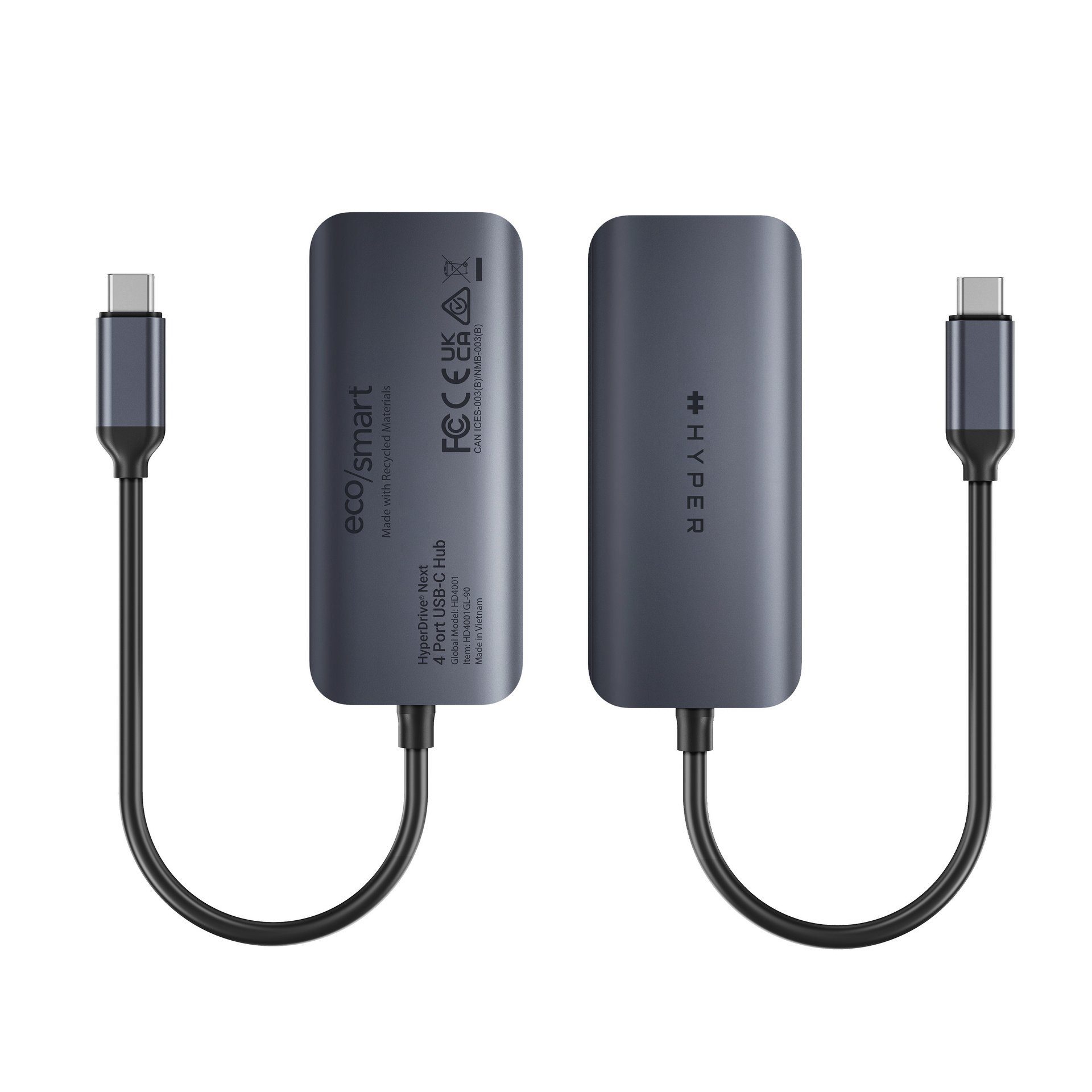 Targus USB-Verteiler HyperDrive EcoSmart Gen.2 Universal USB-C 4-in-1 Hub