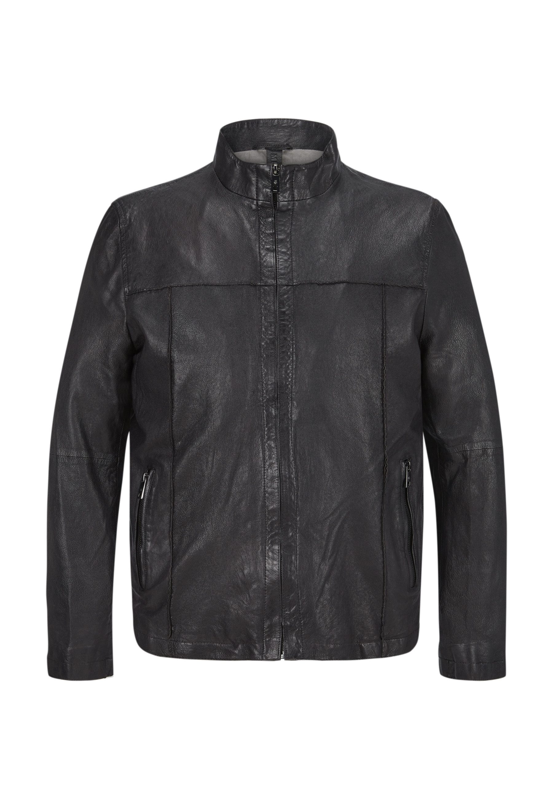 Lederjacke MSSullivan Herren Bikerjacke Jacke Leder klassisch