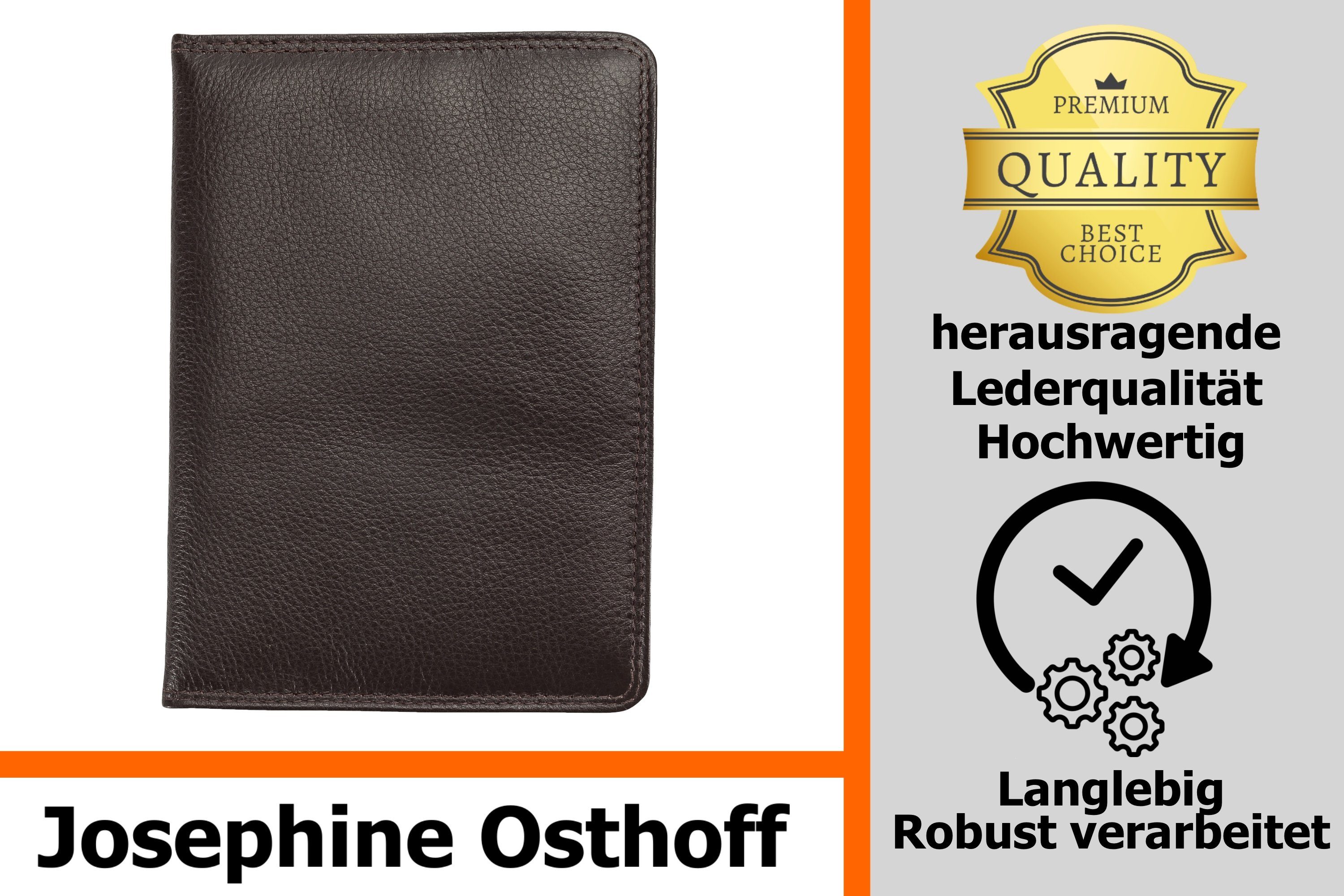 Brieftasche Ausweisetui espresso Osthoff SOS Josephine