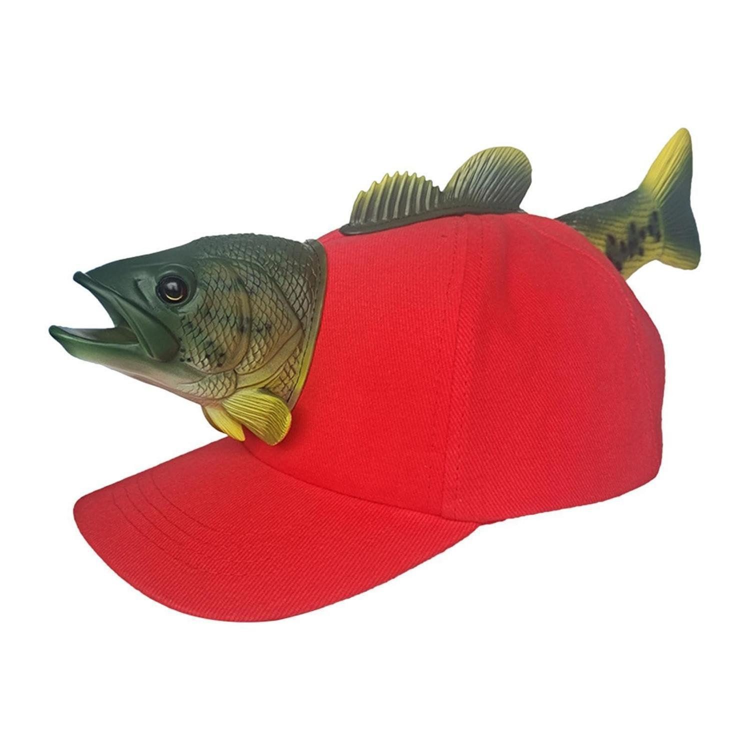 LuxusKollektion Baseball Cap Baseball Cap Fisch Rot (1-St)