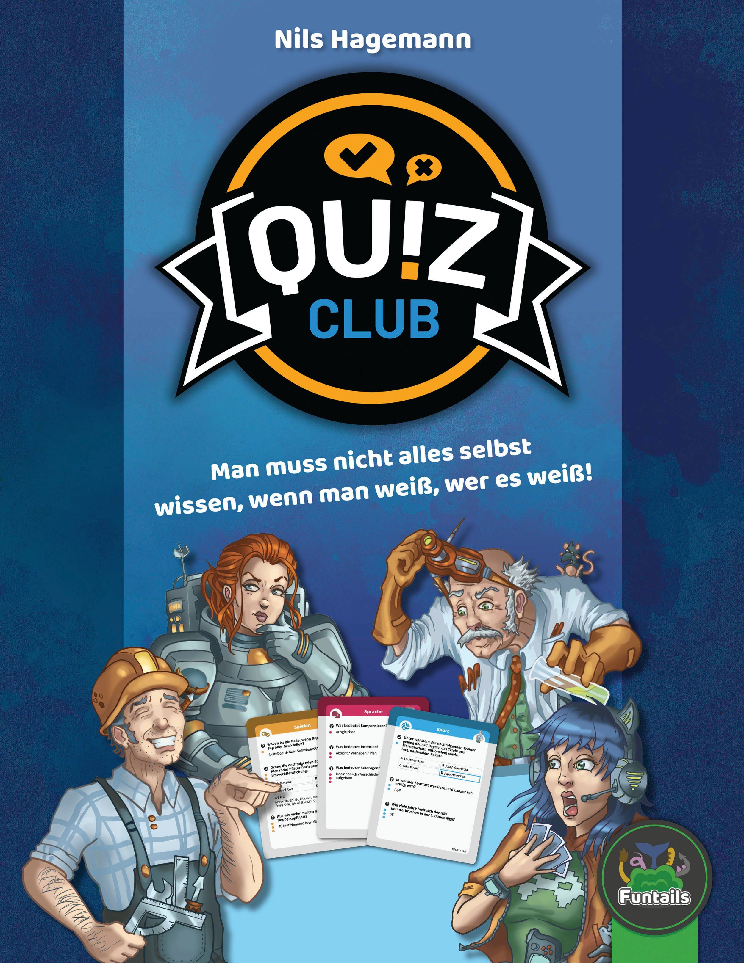 Funtails Spiel Quiz Club DE V2, Familienspiel