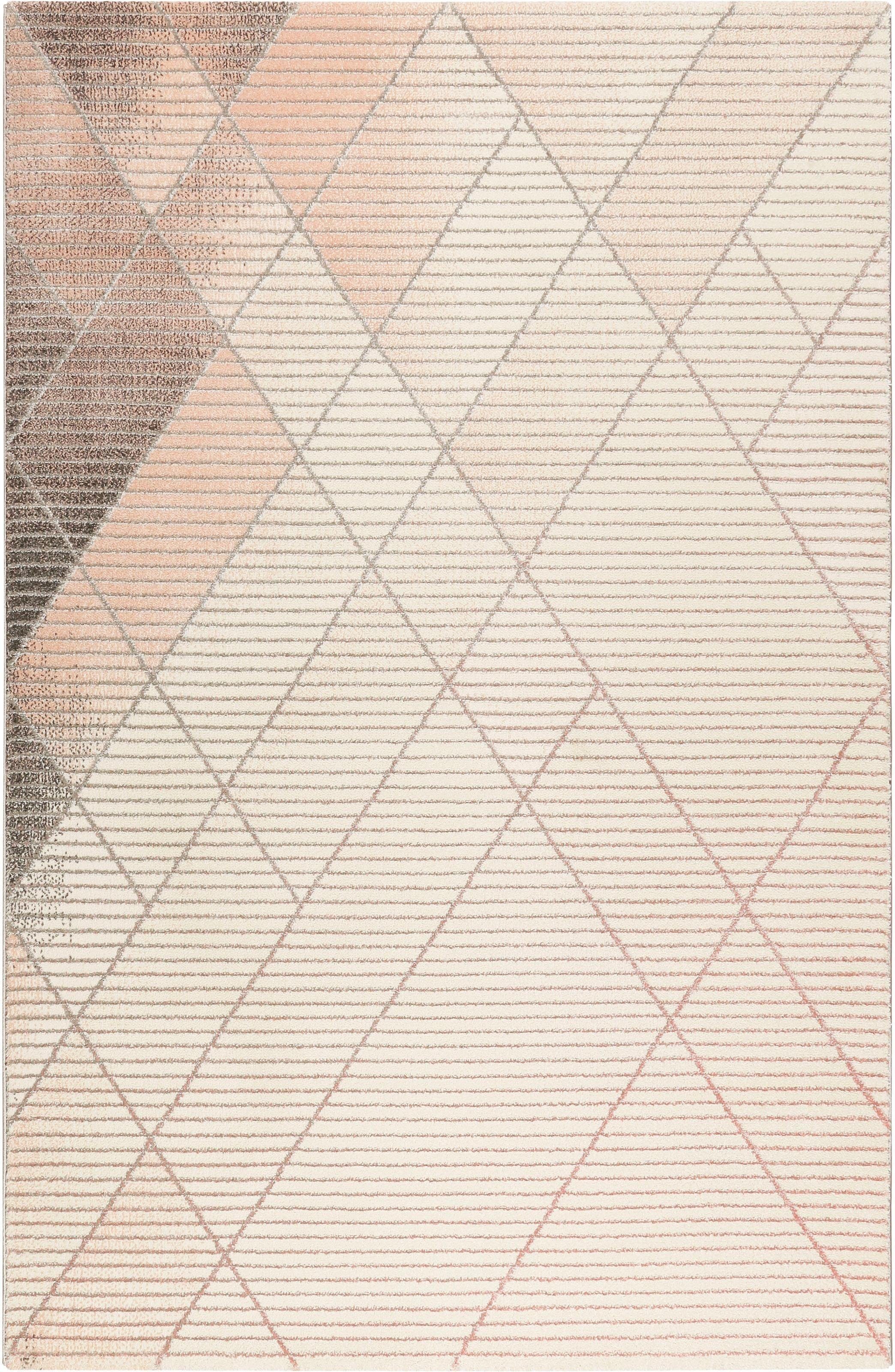 Wecon home Teppich Velvet Walk, rechteckig, Höhe: 13 mm, Kurzflor, Wohnzimmer