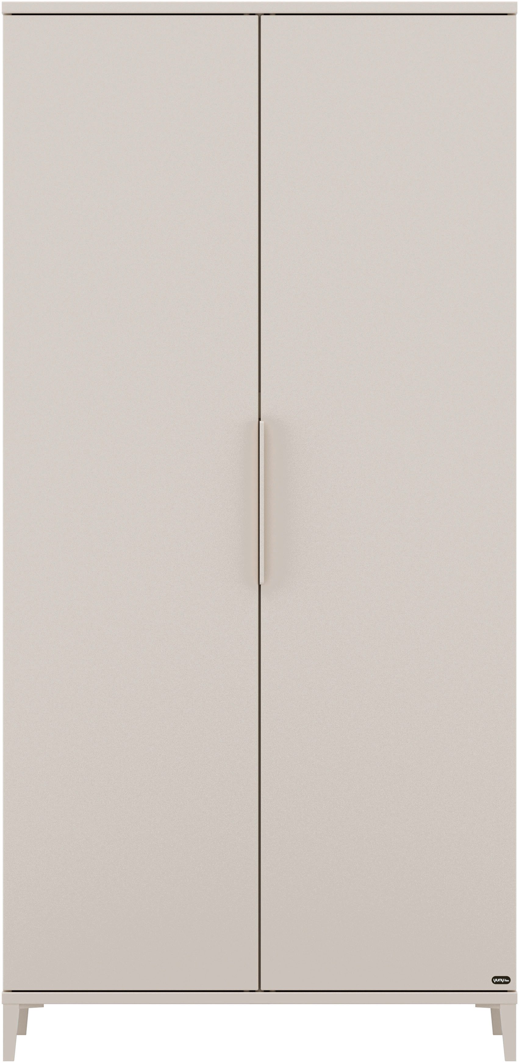 YUNY by PAIDI Kleiderschrank SISTER LOU inkl. Kleiderstangen und Einlegeböden Beige, zertifizierte Qualität, Soft-Close