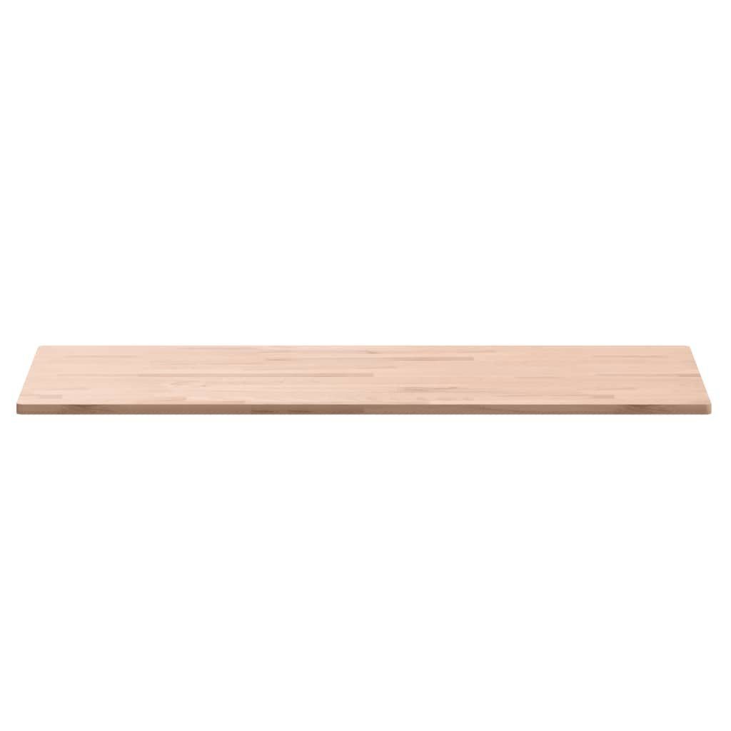 furnicato Tischplatte 100x50x1,5 cm Rechteckig Massivholz Buche