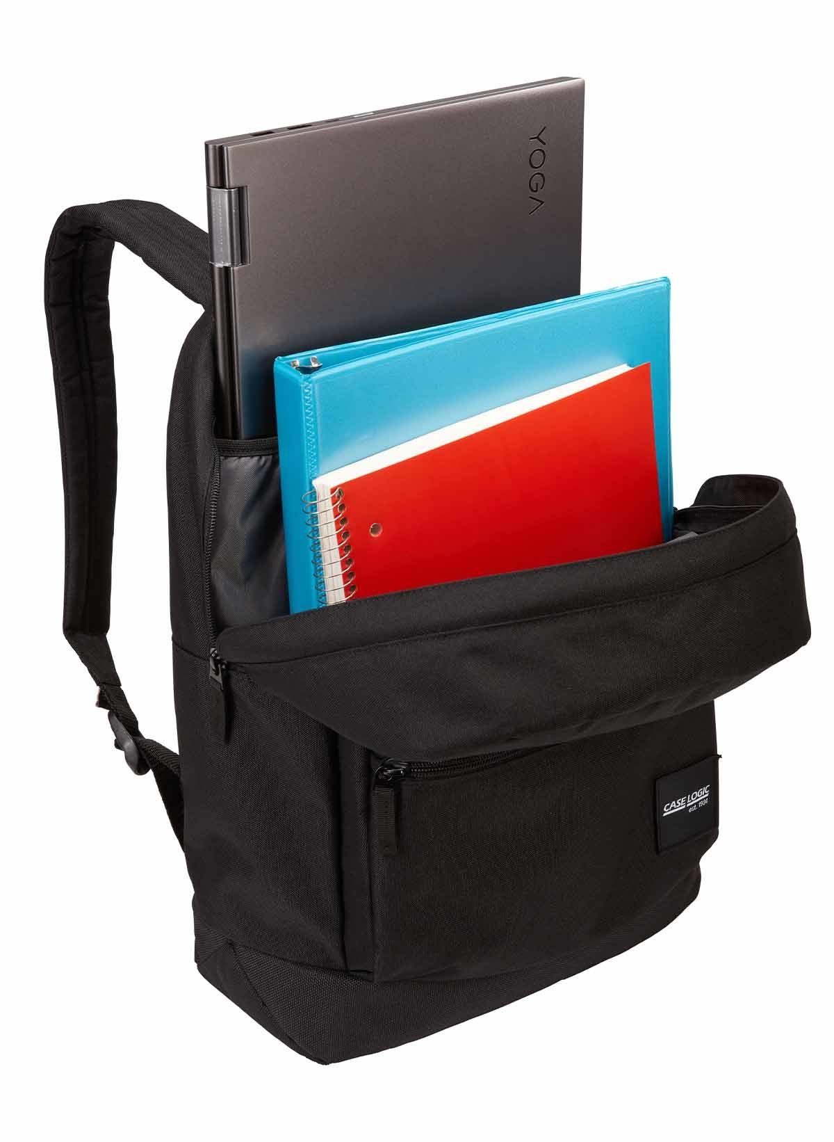 Backpack Logic Case Commence Black Notebookrucksack Recycled Case Logic