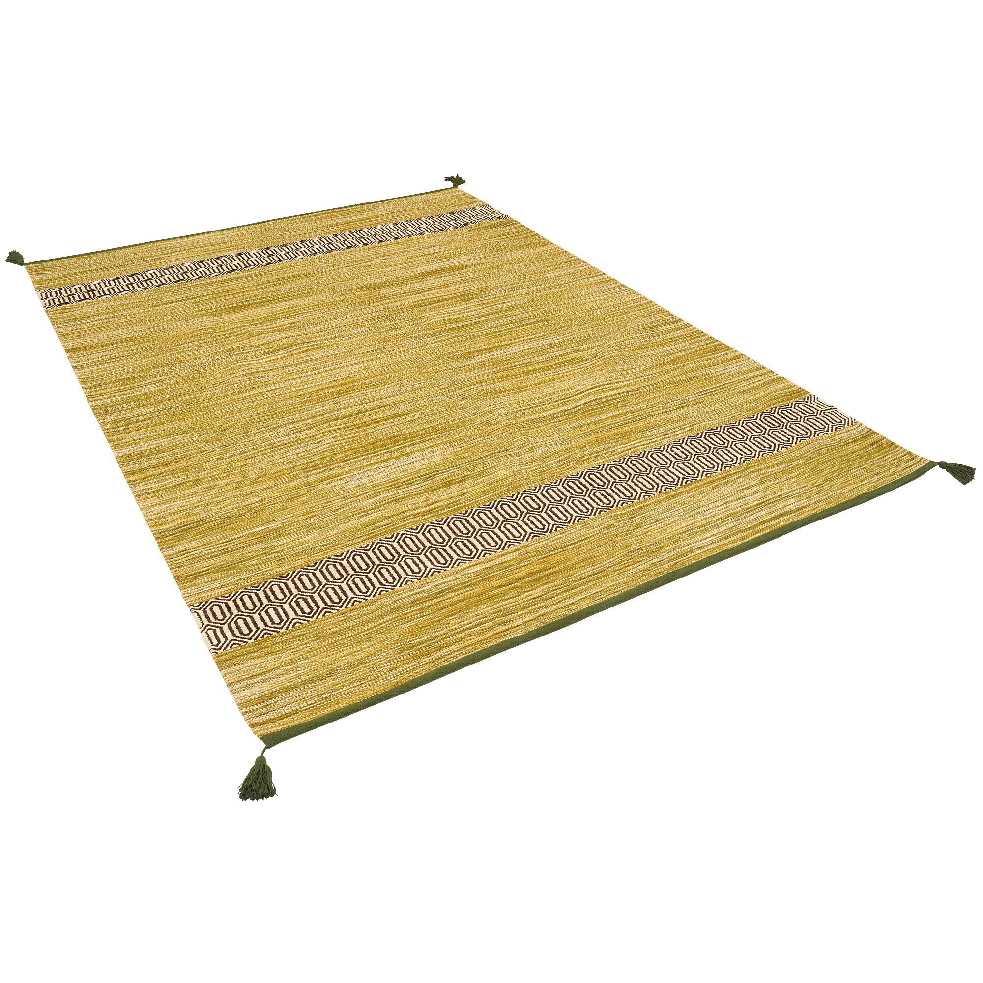 Pergamon Wollteppich Natur Baumwolle Teppich Kelim Toskana, Rechteckig, Höhe: 8 mm – Bild 5 von 5