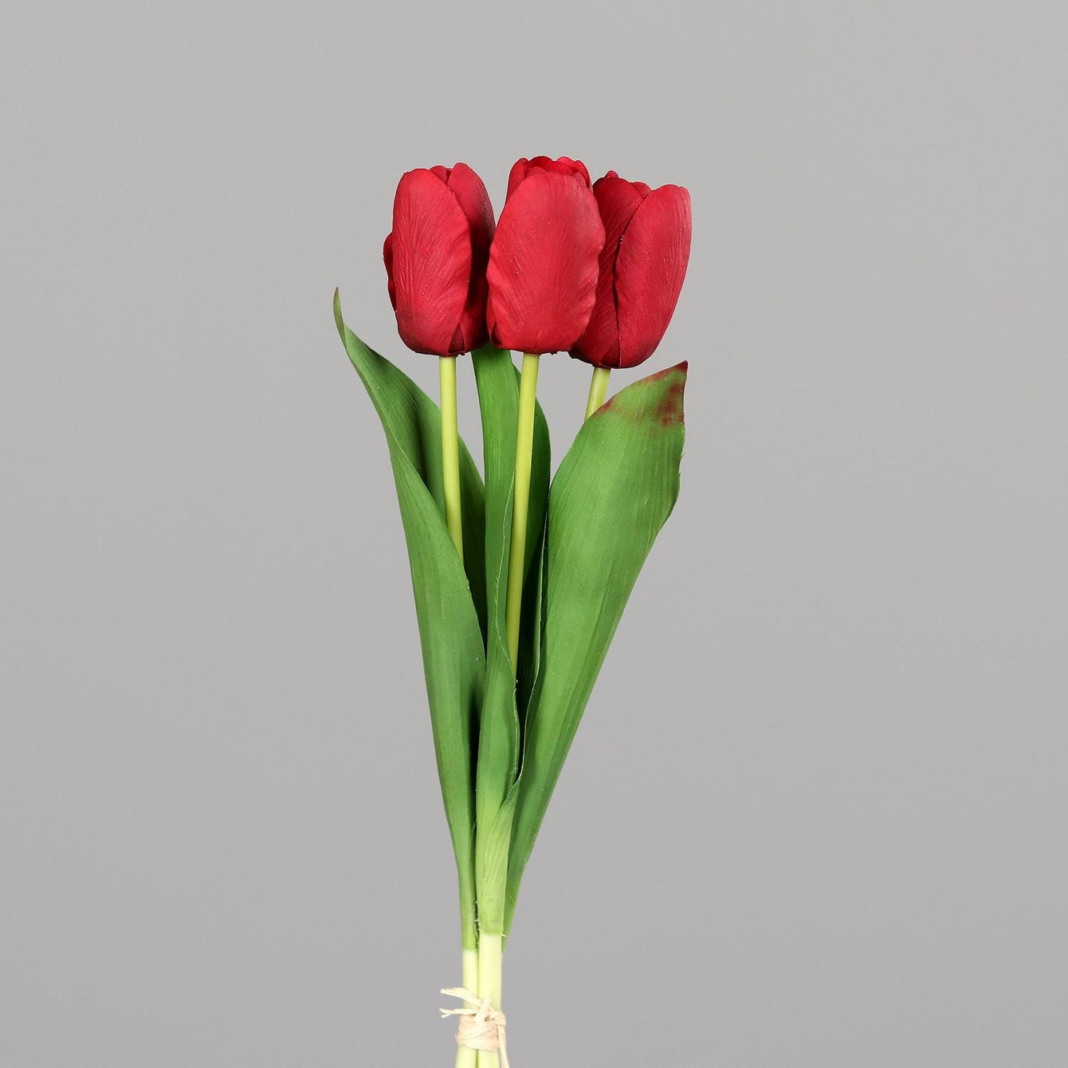Kunstblume Tulpe, DPI, Höhe 35 cm, Farbe: Rot