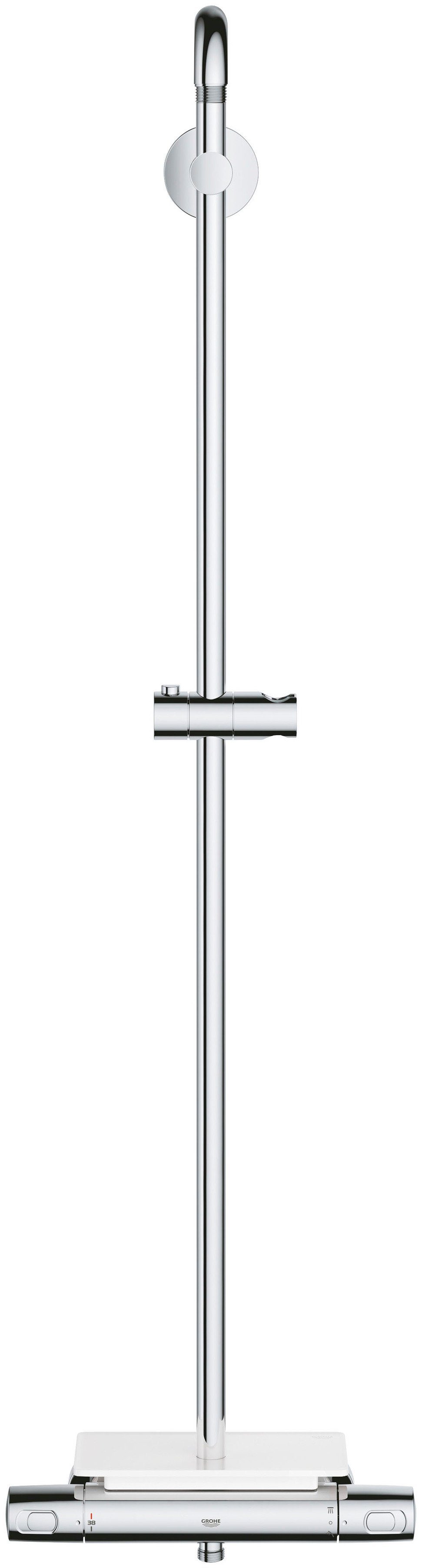 Grohe Duschsystem Vitalio Joy System 310, Höhe 1 Wandmontage Thermostatbatterie mit cm, Strahlart(en), 15 für die