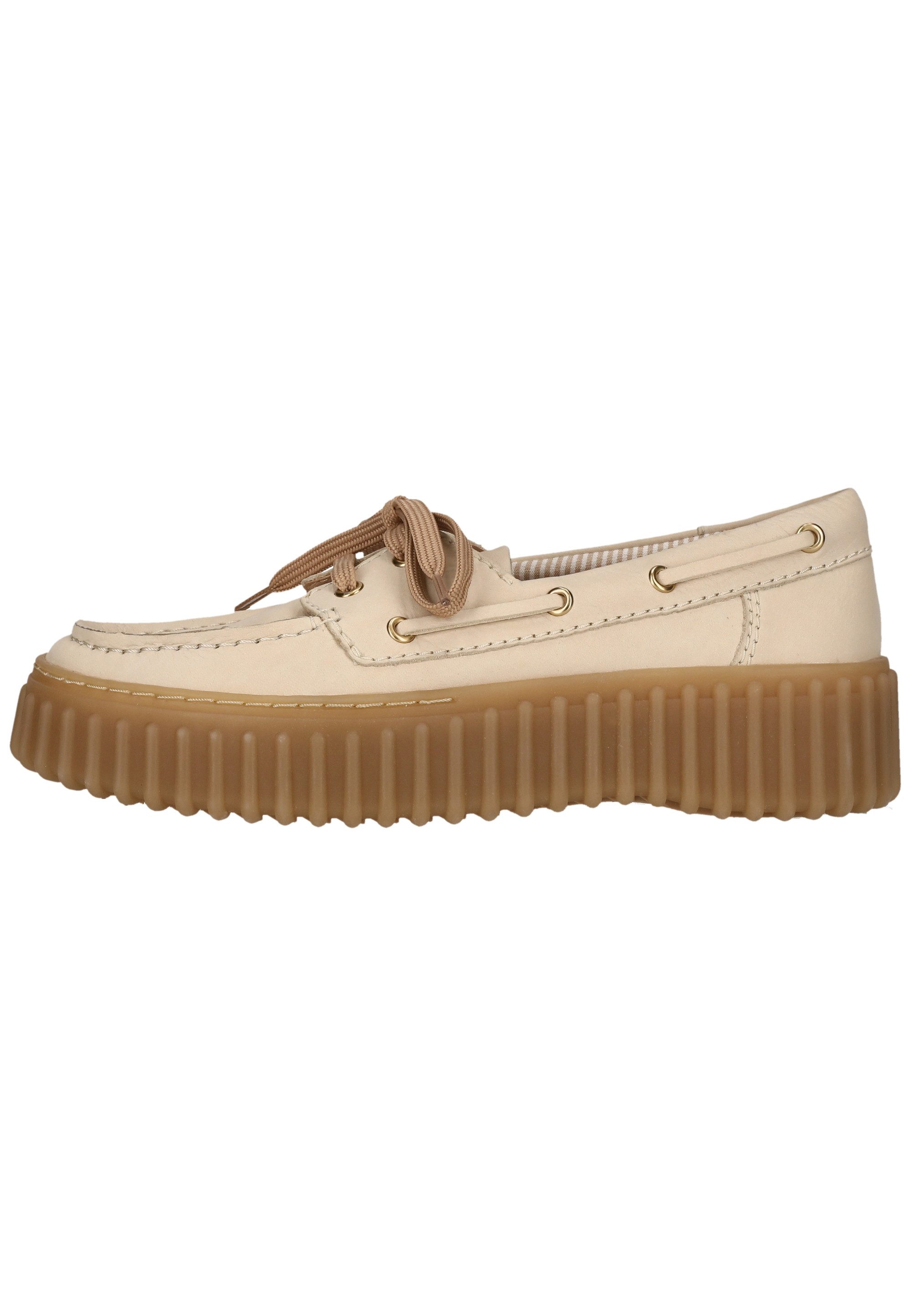 Clarks Torhill Boat Schnürschuh mit Contour Cushion-Fußbett