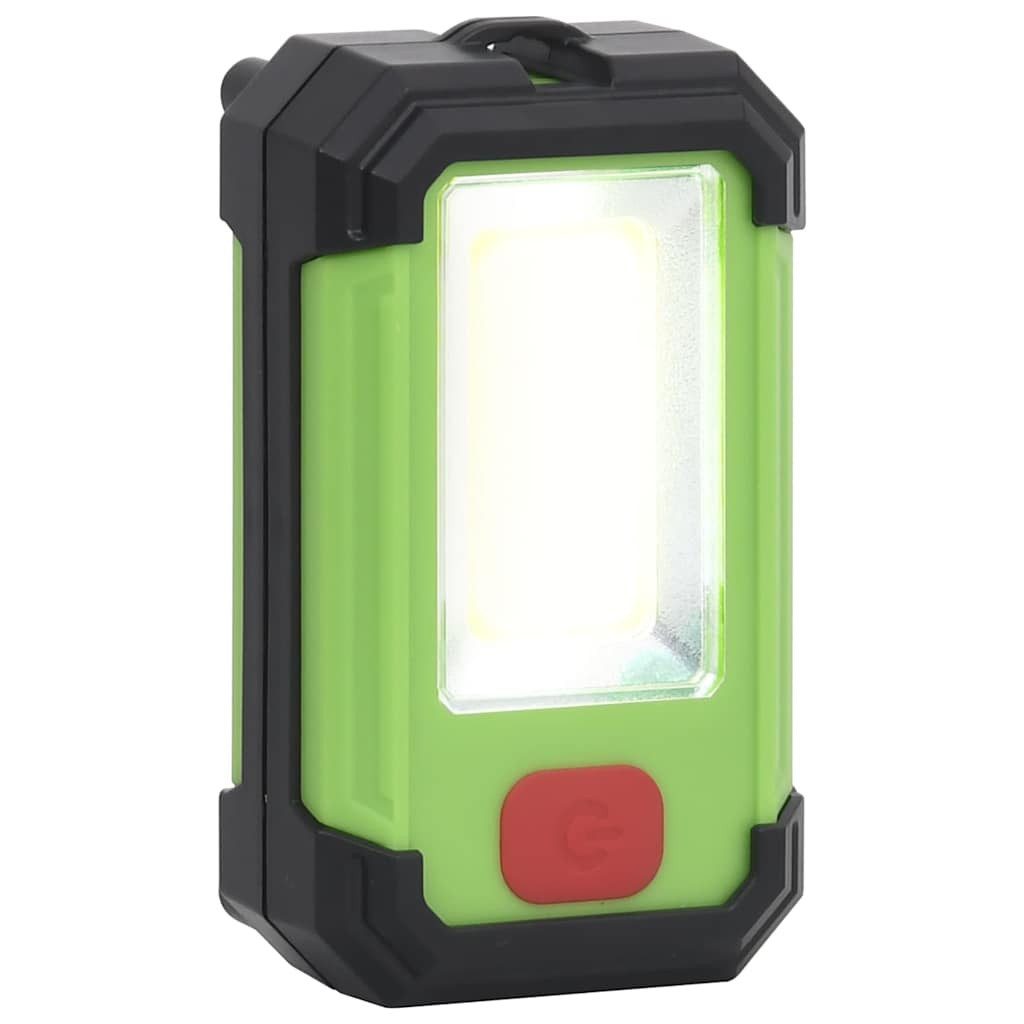 furnicato LED Flutlichtstrahler Tragbarer LED-Strahler 7x4x11,5 cm Mehrfarbig mit USB-Ladekabel, Solar-Arbeitsleuchte mit Magnetrückseite und hellem COB-Modul