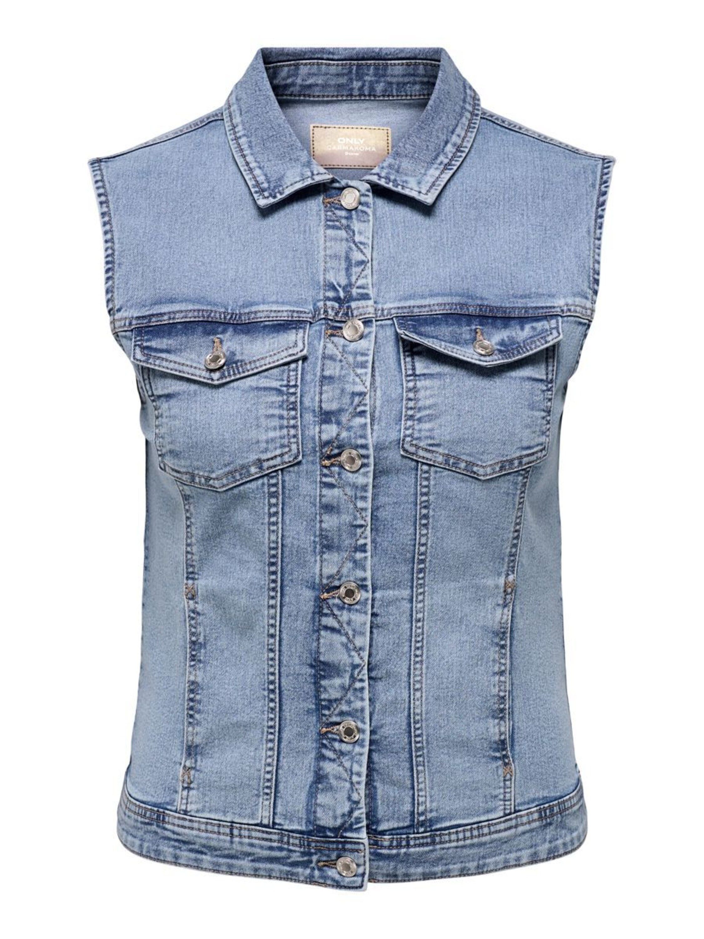 ONLY CARMAKOMA Jeansweste CARWespa (1-tlg) Plain/ohne günstig online kaufen