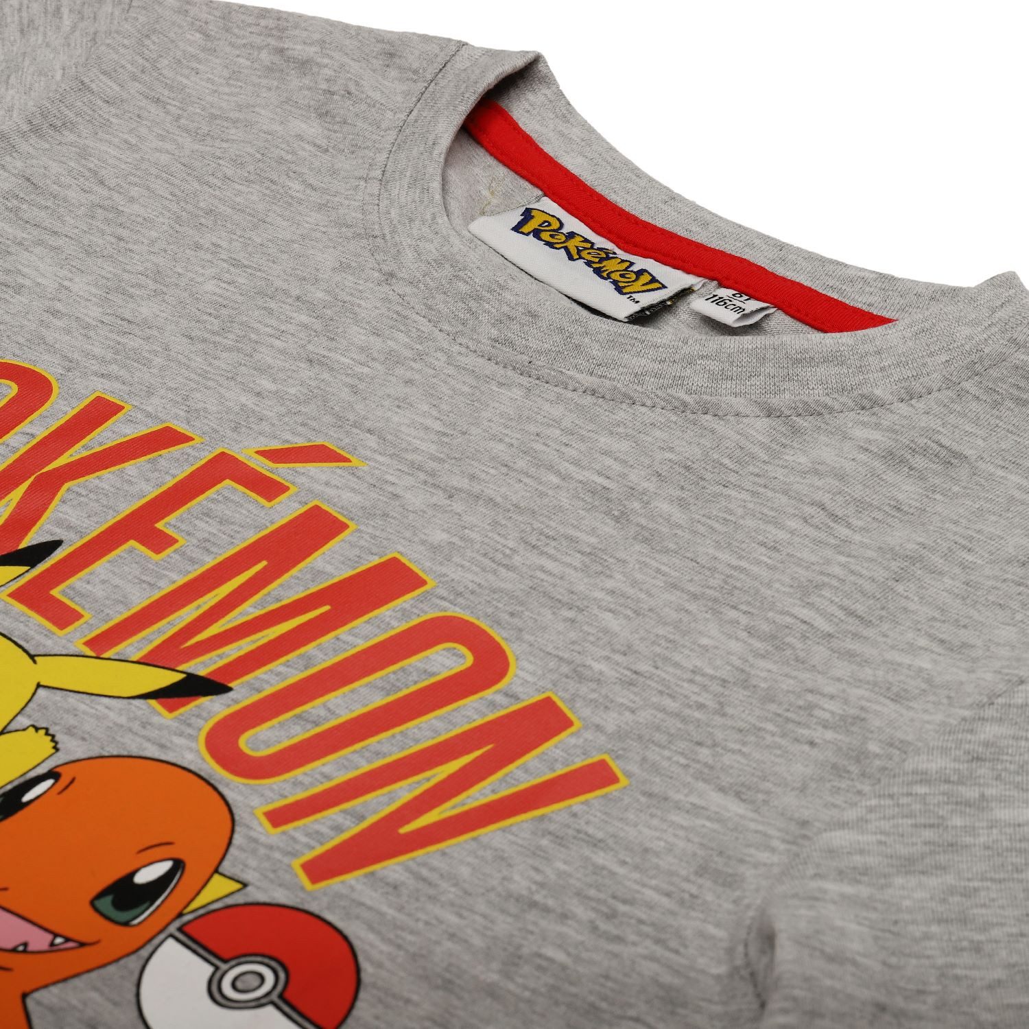 POKÉMON T-Shirt Pokemon T-Shirt Jungen Mädchen Pikachu Poke Shirt mit Pikachu Design
