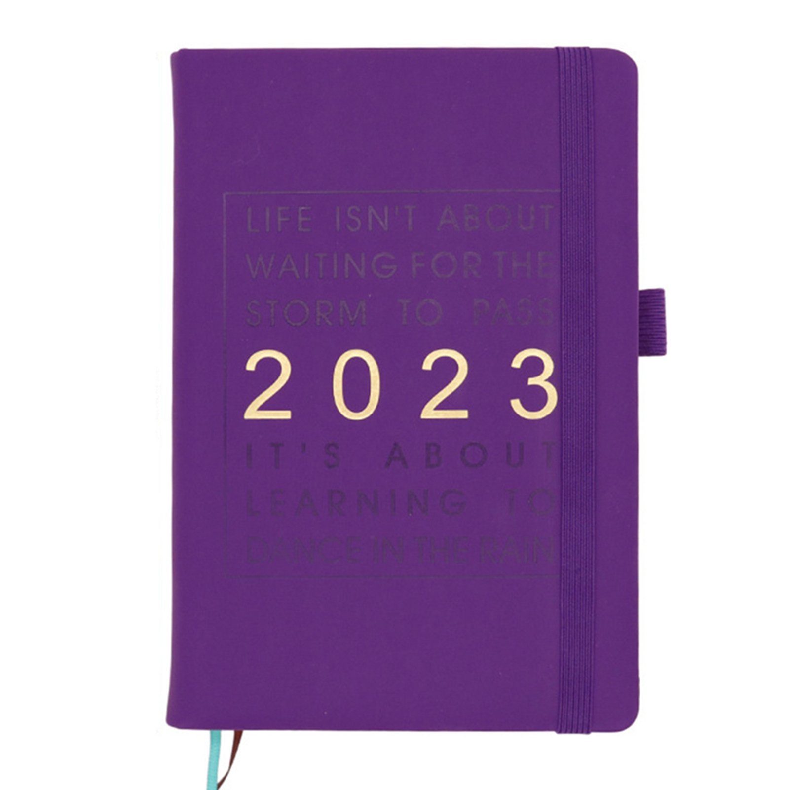 Blusmart Notizbuch 2023–2024 Wochen- Und Monatsplaner, Tragbar, Beschreibbar purple