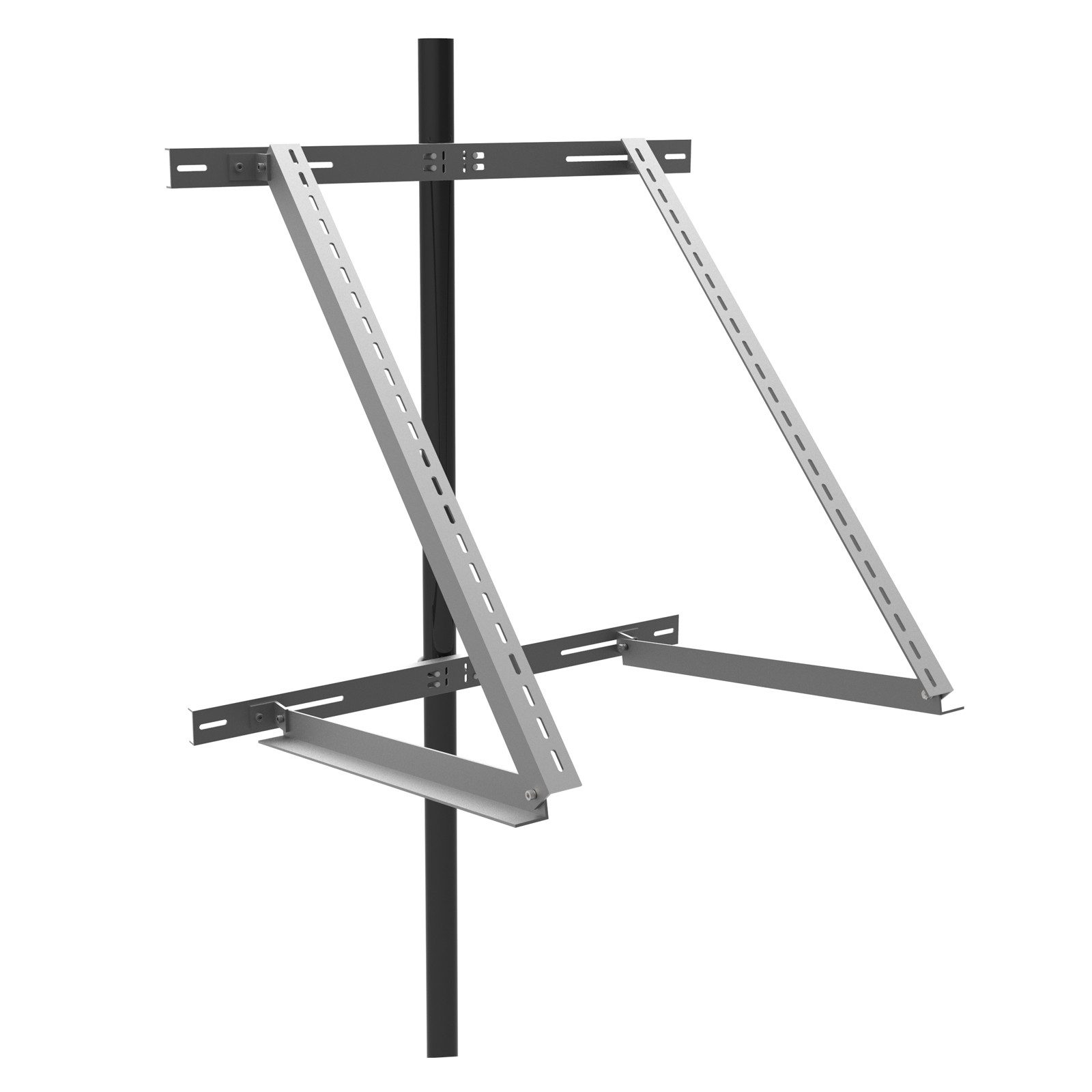 enjoy solar Solarmodul-Halterung Aluminium Halterung für Solarpanel geeignet für alle Modulbreite, (inkl. Schrauben und Muttern, Einfache ALU- Handhabung, geeignet für alle Modulbreite)