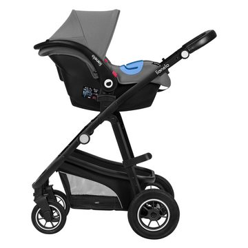 lionelo Kombi-Kinderwagen BIANKA 3 IN 1, Erschwinglicher, hochwertiger Kinderwagen