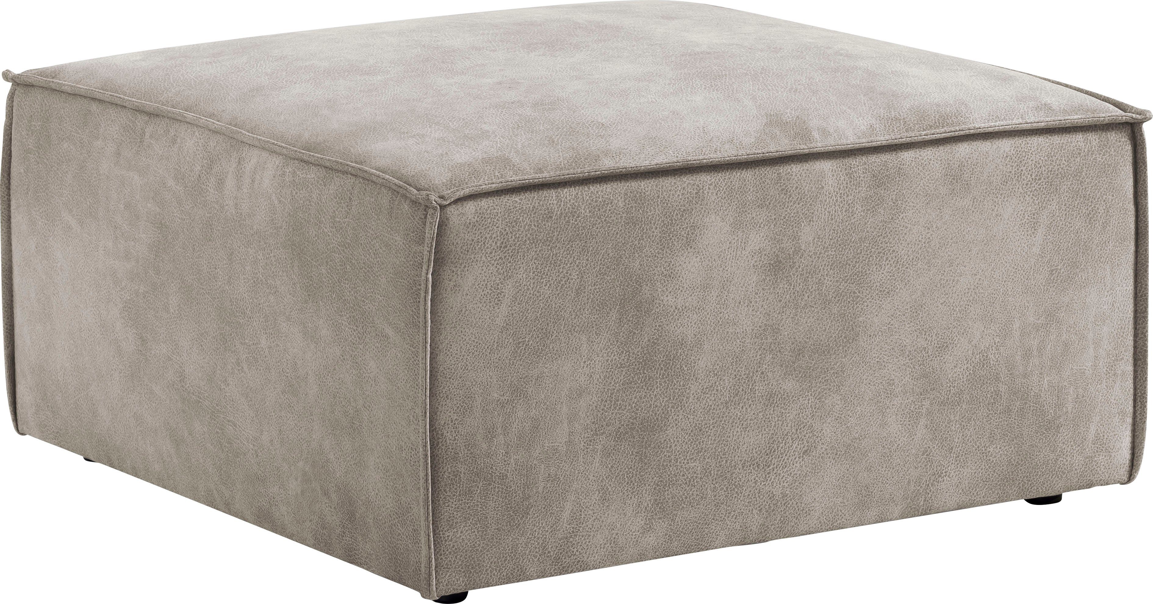 Home affaire Hocker SHERWOOD, Hocker quadratisch, günstig online kaufen