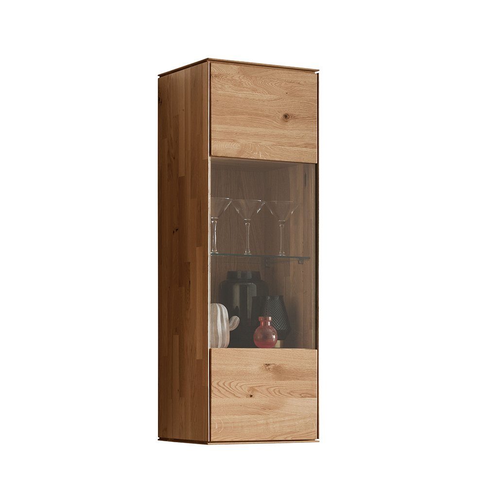Lomadox Hängevitrine WYNDHAM-69 Vitrine, rechts/links montierbar, Wildeiche massiv geölt