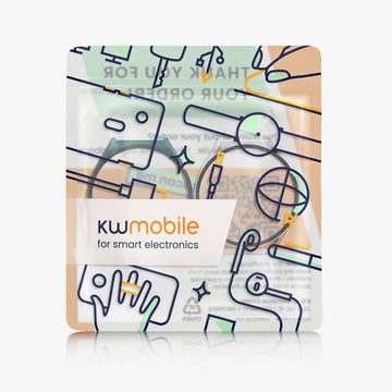 kwmobile Smartwatch-Hülle 2x Hülle für Xiaomi Watch S1, Fullbody Fitnesstracker Glas Cover Case Schutzhülle Set