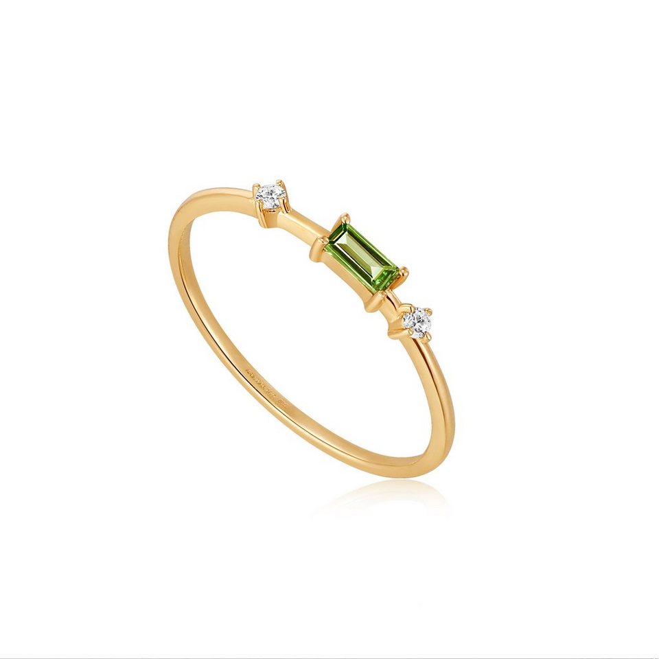 Ania Haie Fingerring Ania Haie Damen-Damenring 585er Gelbgold Turmalin ...