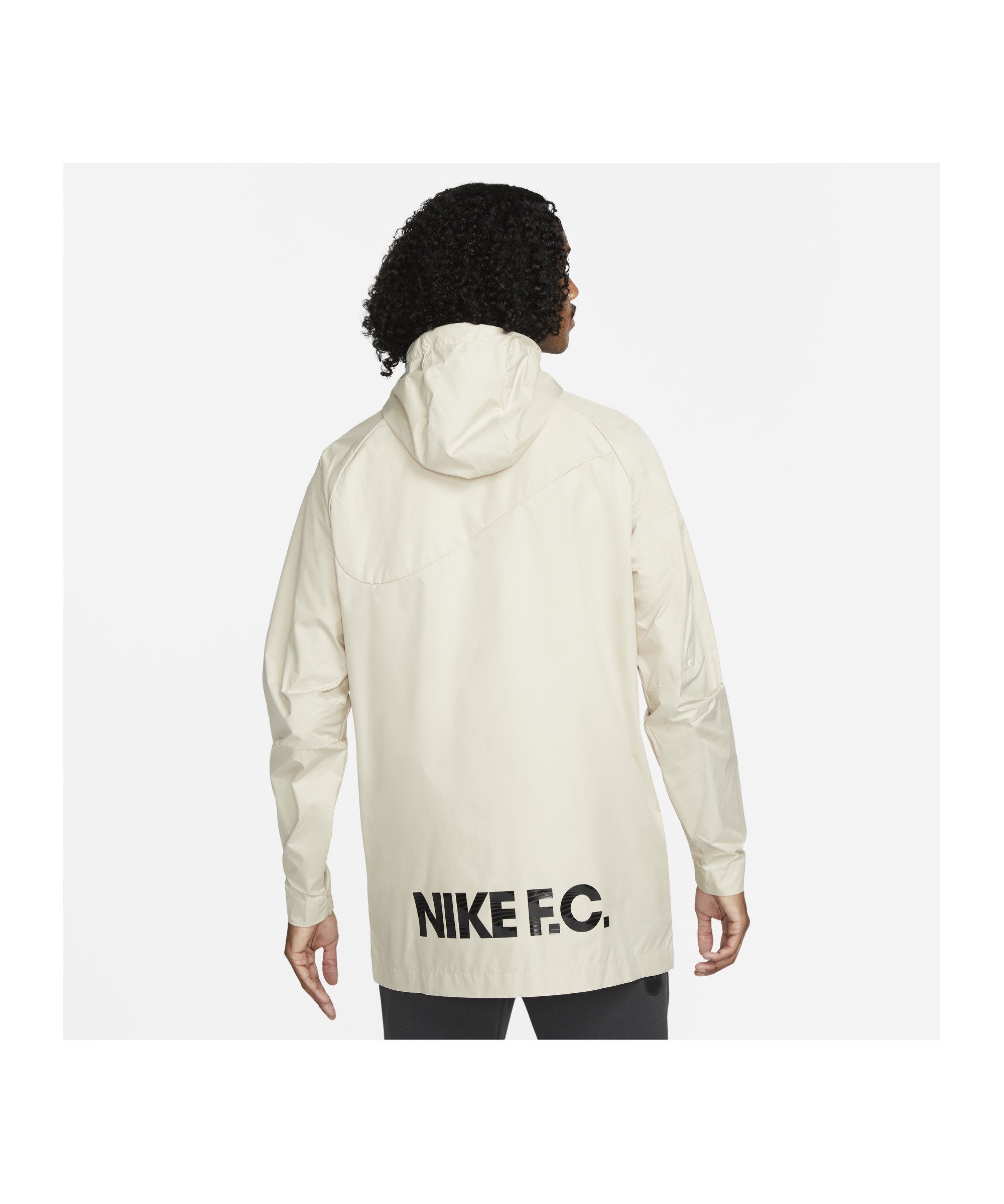 Nike Sportswear Sweatjacke F.C. Regenjacke Beige Polyester günstig online kaufen