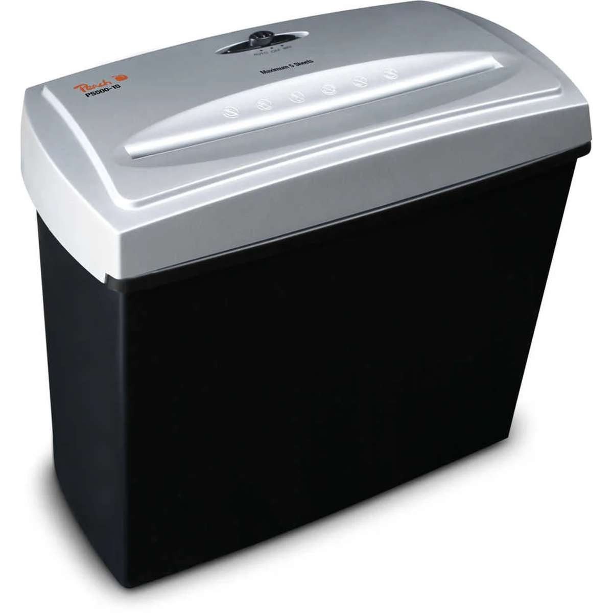 Peach Aktenvernichter Peach PS500-15 Aktenvernichter Kreuzschreddern 74 dB 21 cm Schwarz