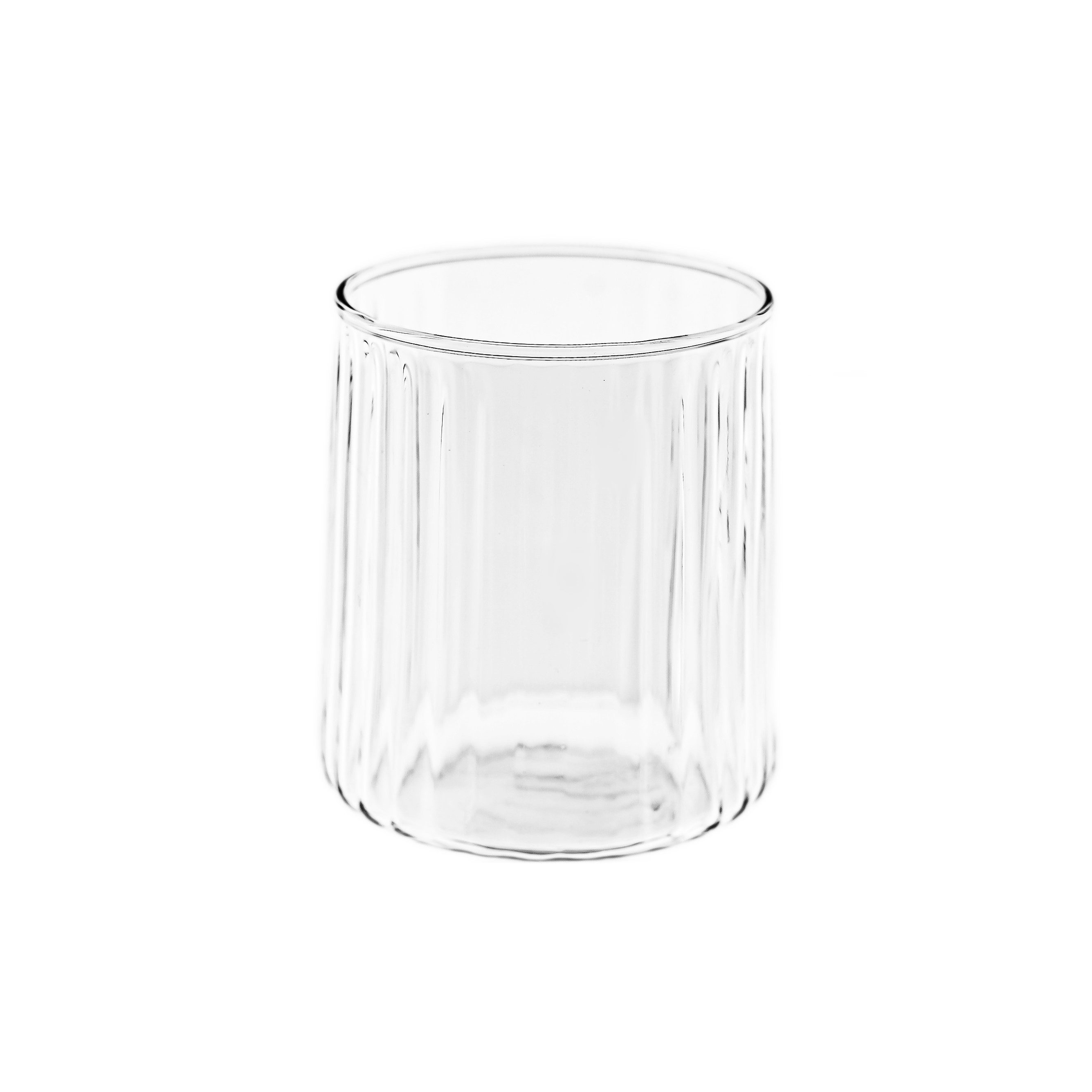 Almina Gläser-Set Alin, 6-tlg., Glas, 330 ml, Strukturierte Gläser mit Linien-Relief