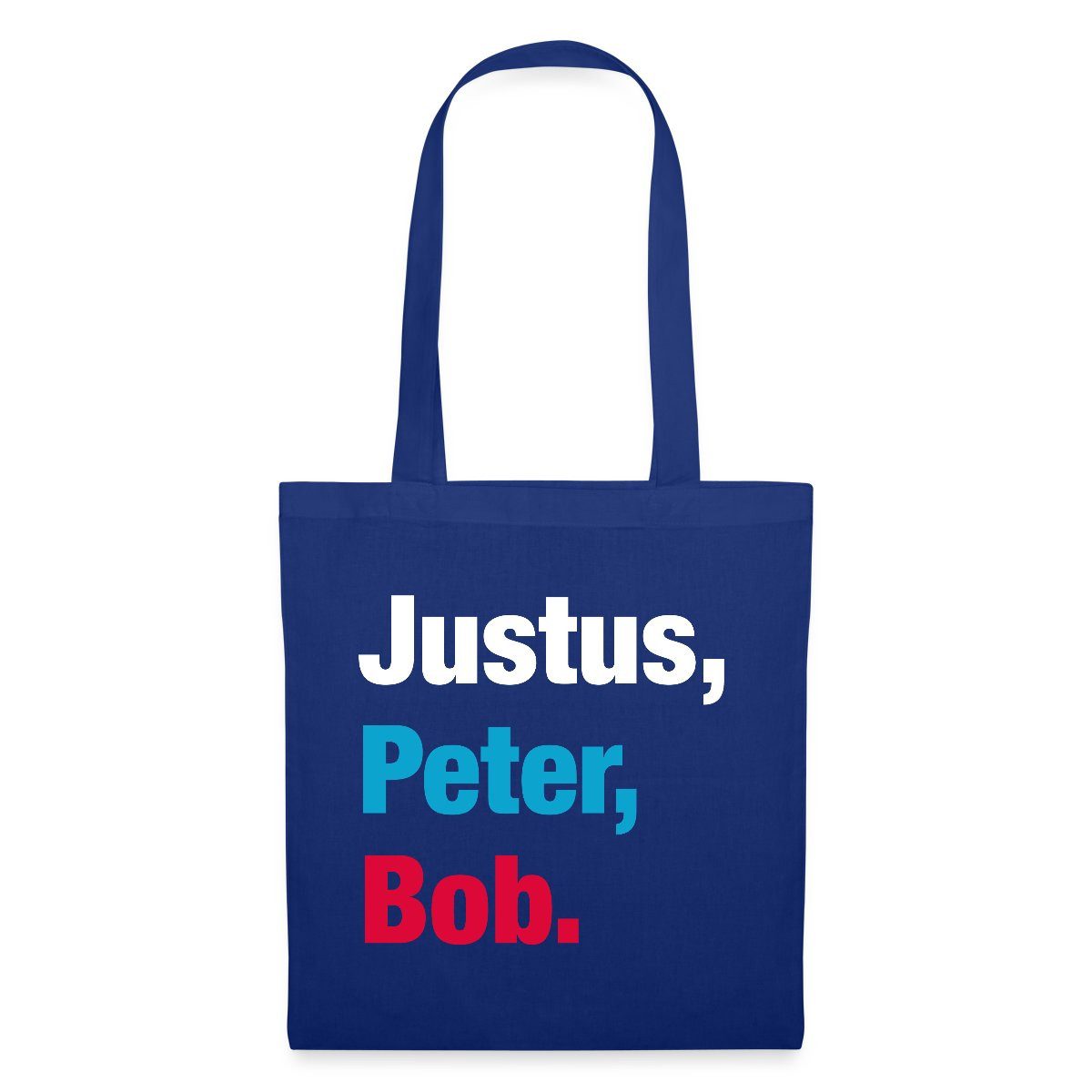 Spreadshirt Henkeltasche Die Drei Fragezeichen Kids Justus, Peter, Bob. Stoffbeutel (1-tlg)