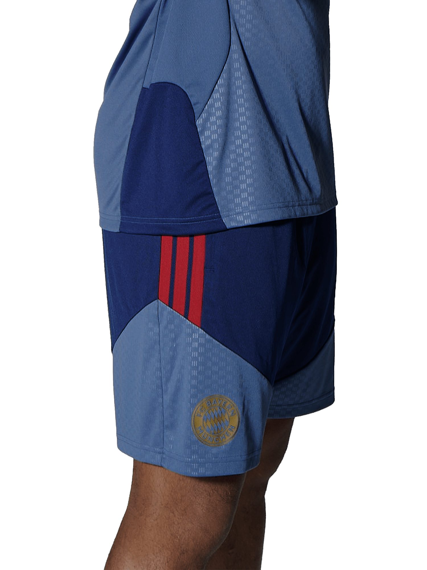 adidas Performance Sweatshorts FC Bayern München, Trainingsshort Teamline, Herren, Blau – Bild 4 von 5